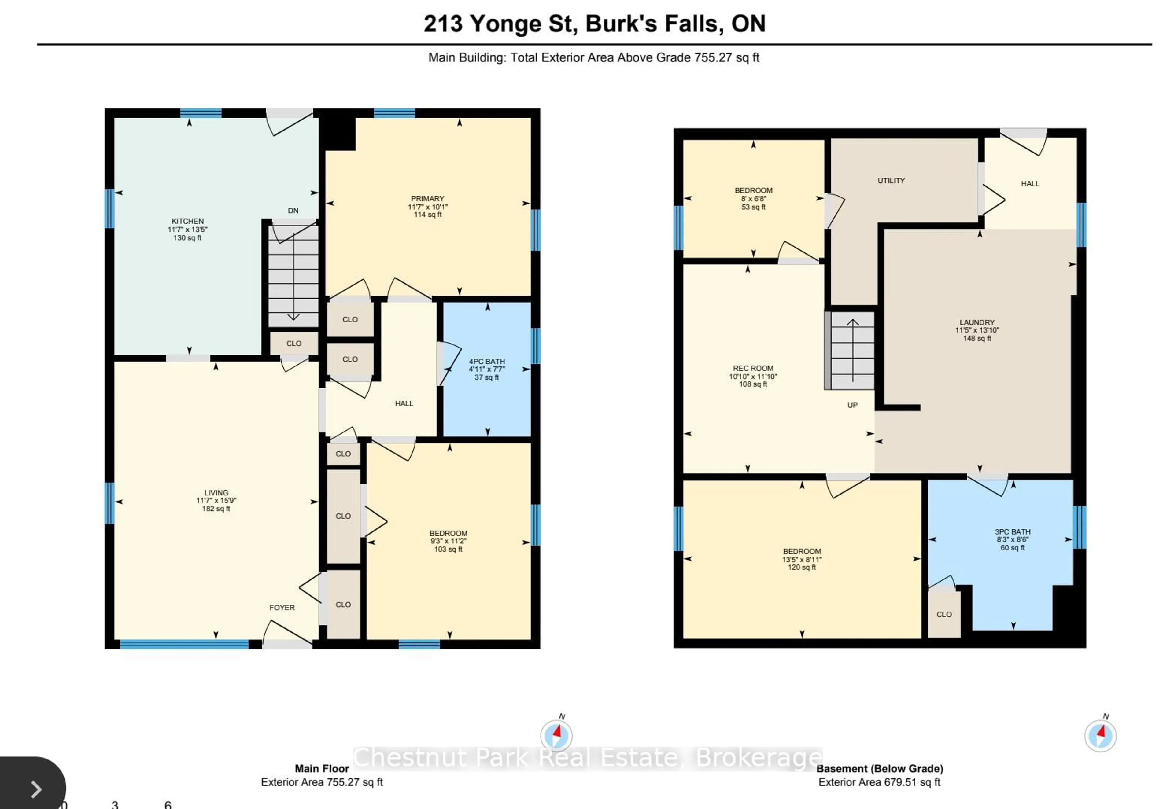 Floor plan for 213 Yonge St, Burk's Falls Ontario P0A 1C0