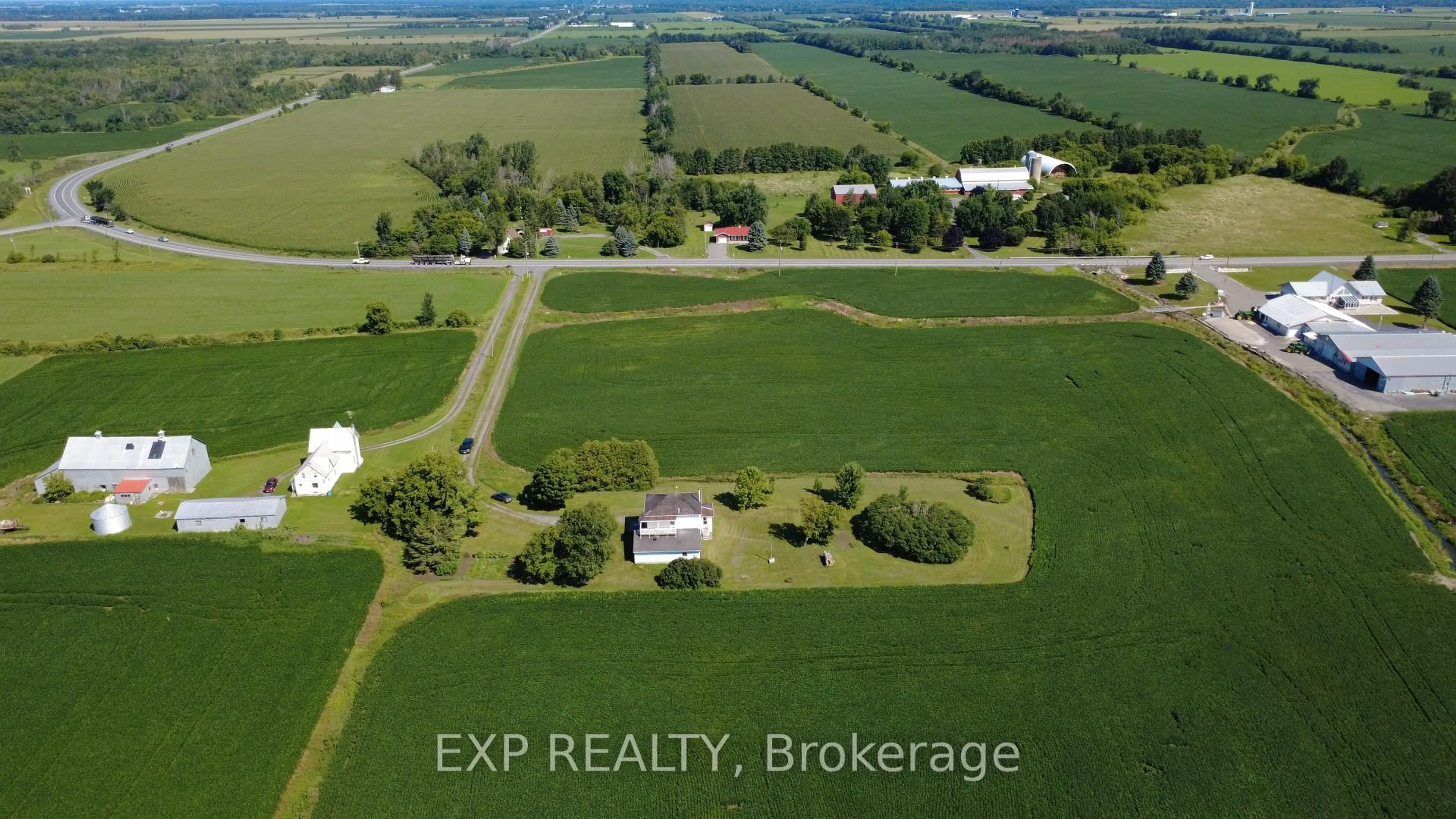 A pic from outside/outdoor area/front of a property/back of a property/a pic from drone, building for 2225 Route 900 Rte, The Nation Ontario K0A 3C0