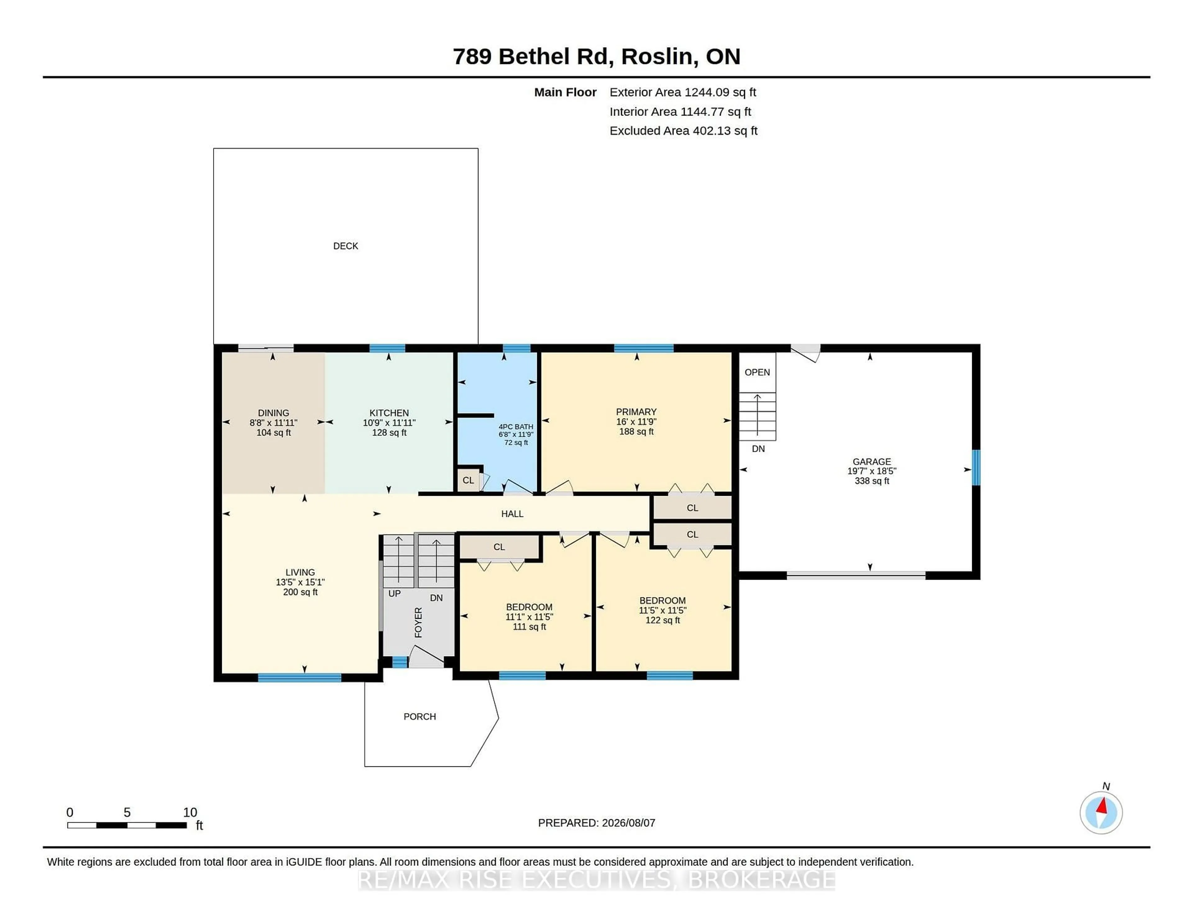 Floor plan for 789 Bethel Rd, Belleville Ontario K0K 2Y0