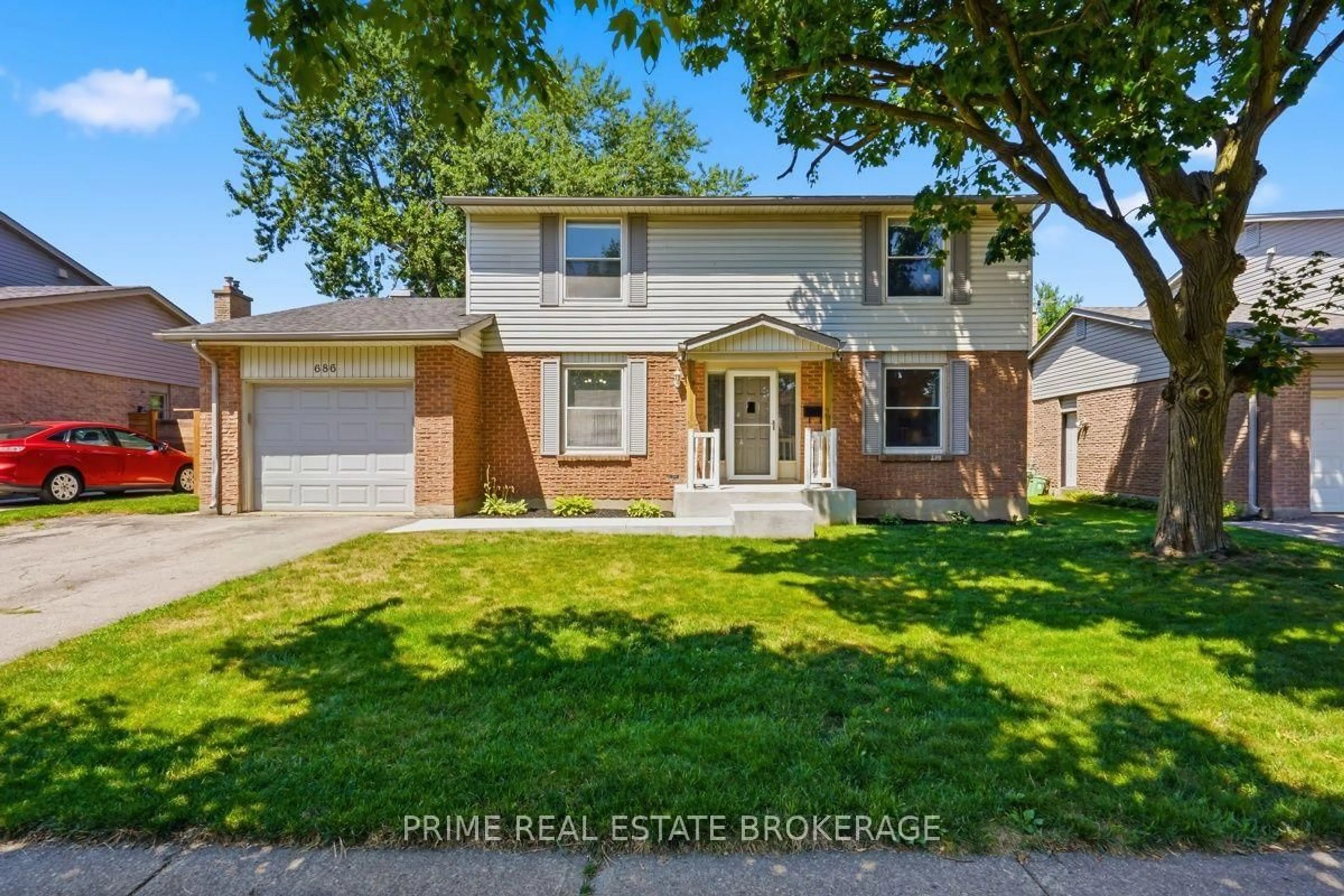 Home with brick exterior material, street for 686 Barclay Rd, London South Ontario N6K 1K5