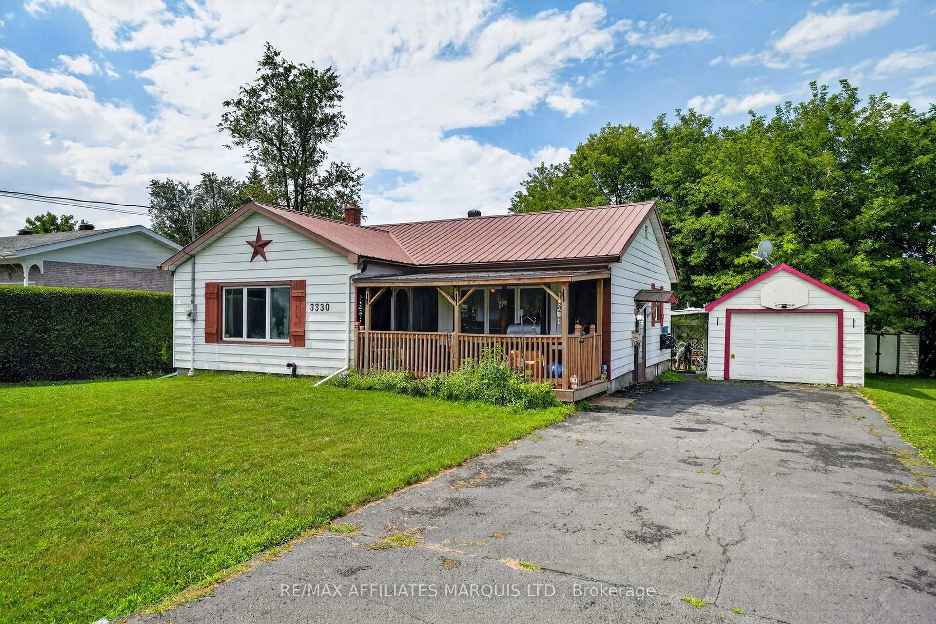 A pic from outside/outdoor area/front of a property/back of a property/a pic from drone, street for 3330 Poirier Ave, Cornwall Ontario K6K 1E1