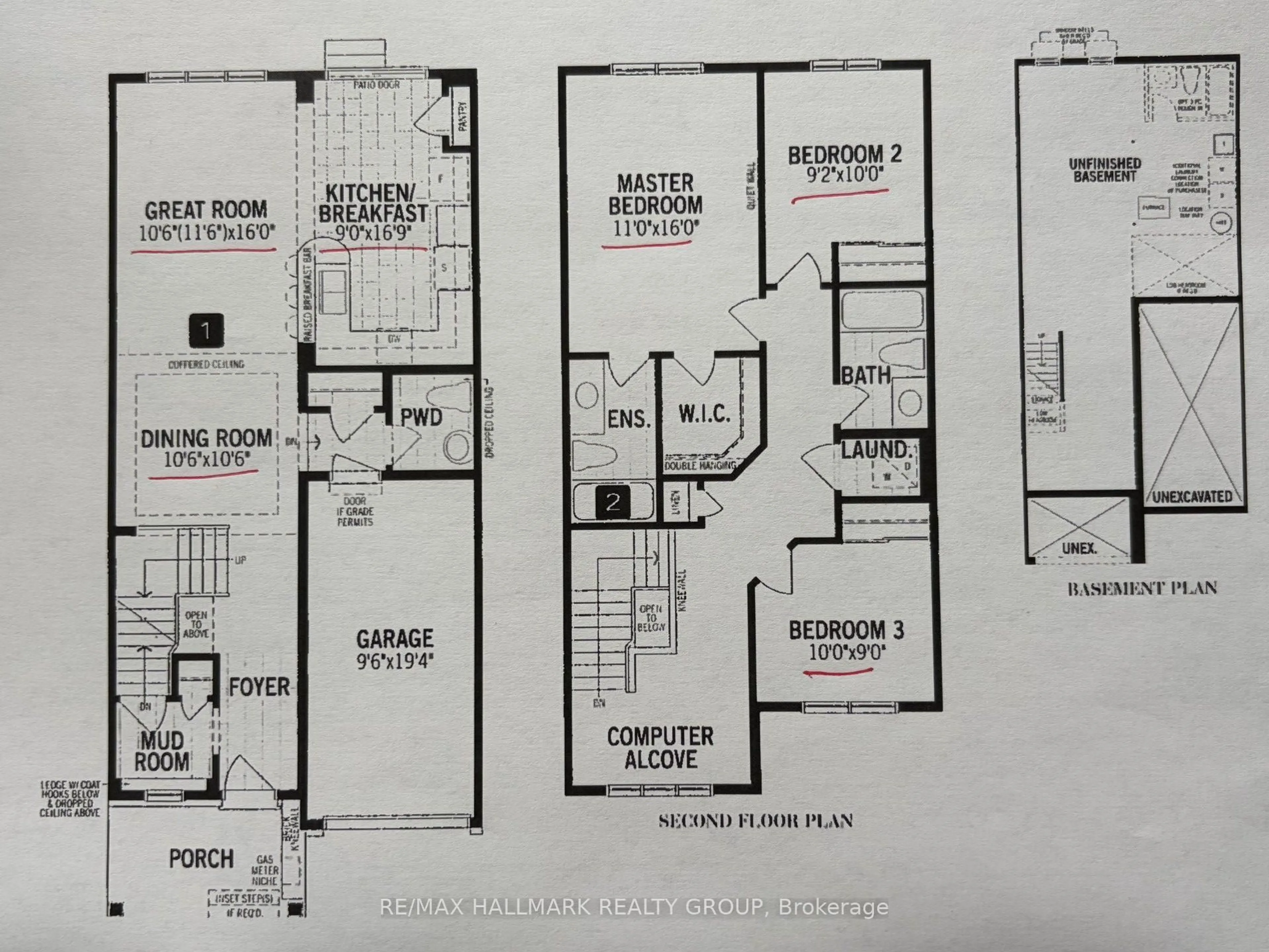 Floor plan for 207 Willow Aster Circ, Ottawa Ontario K4A 1C9