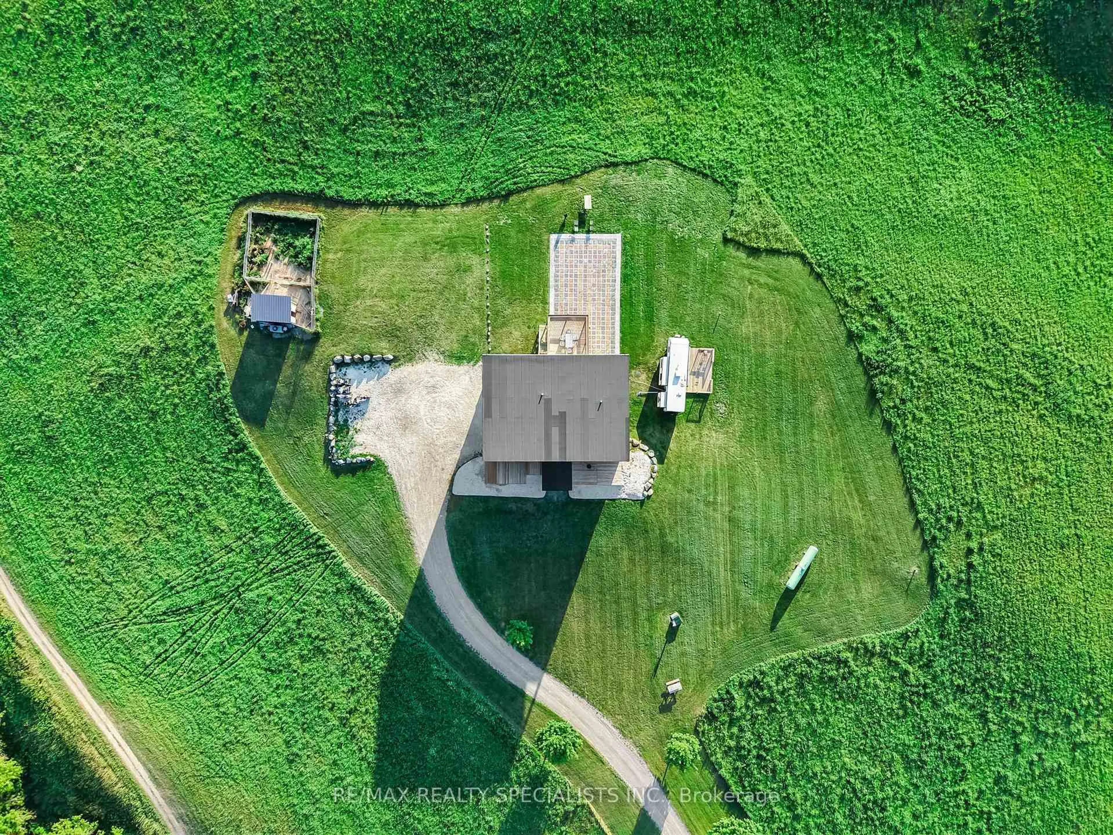 A pic from outside/outdoor area/front of a property/back of a property/a pic from drone, unknown for 676378 Centre Rd, Mulmur Ontario L9V 0E1