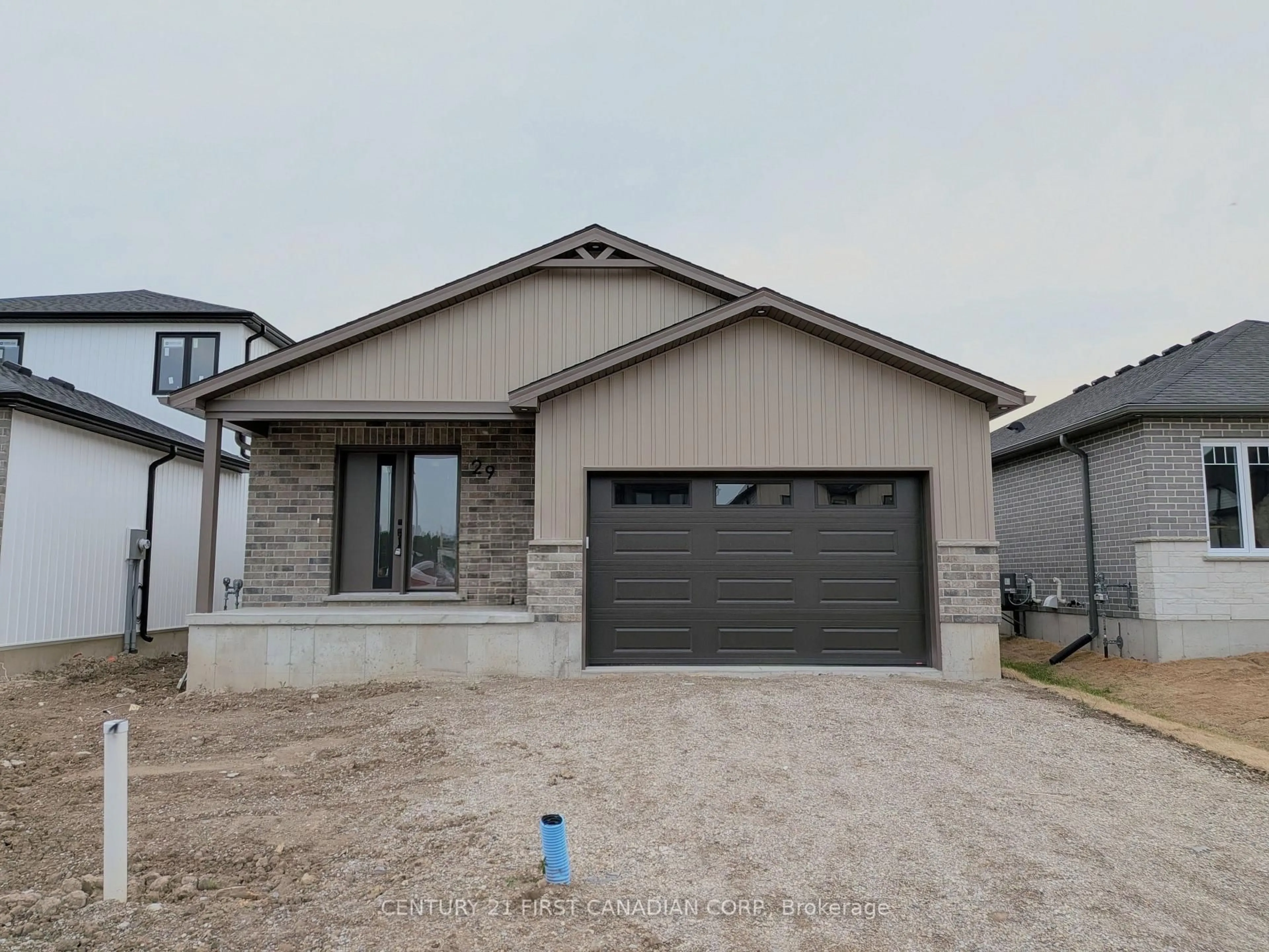 Home with brick exterior material, street for 29 Sheldabren St, North Middlesex Ontario N0M 1A0