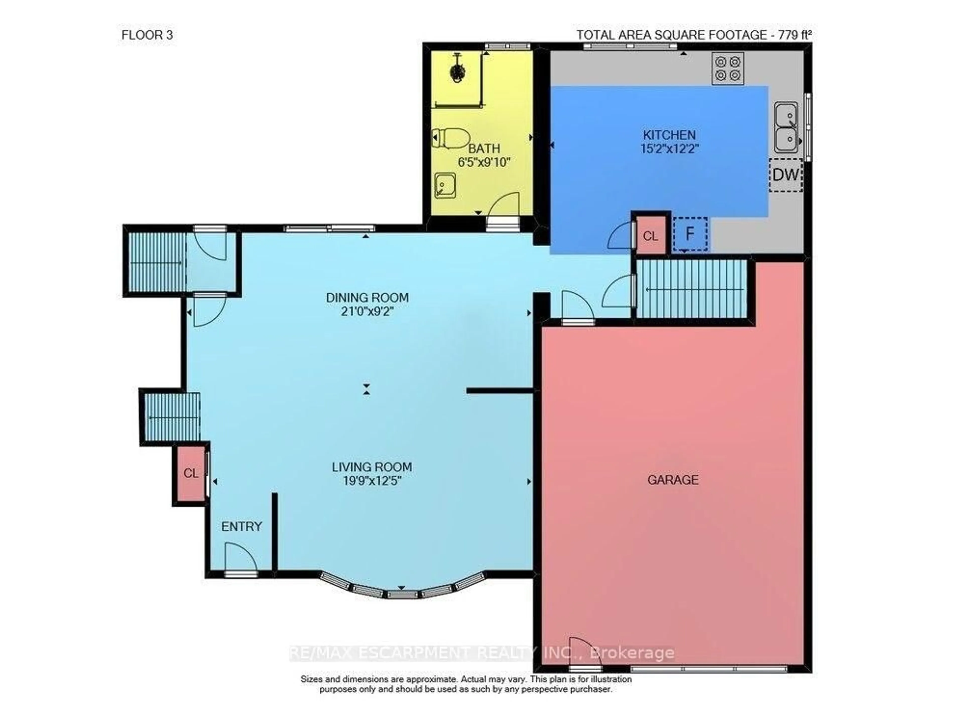 Floor plan for 4387 Jackson St, Lincoln Ontario L3J 0N9