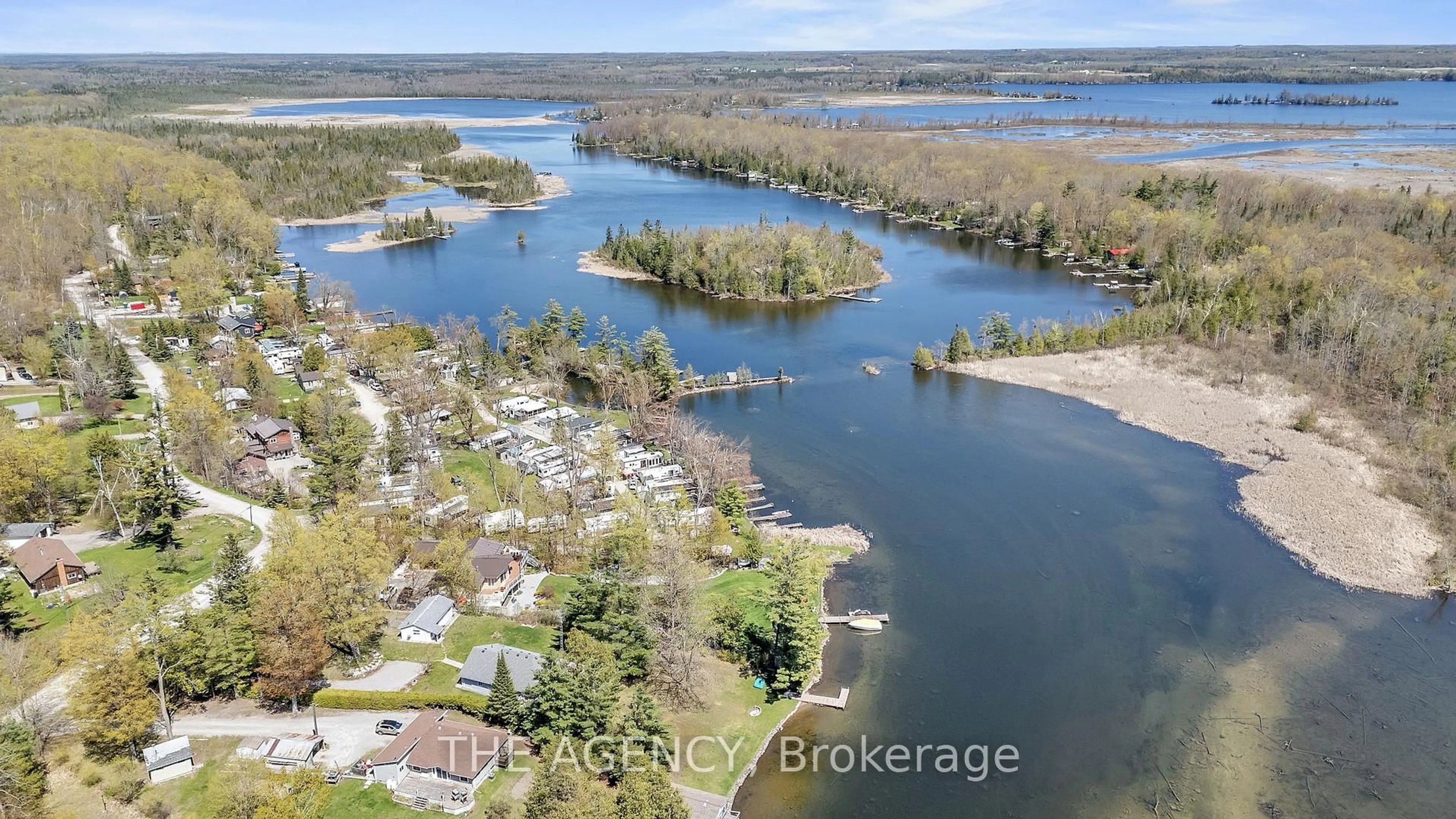 A pic from outside/outdoor area/front of a property/back of a property/a pic from drone, water/lake/river/ocean view for 108 Coldstream Rd, Kawartha Lakes Ontario K0M 1N0