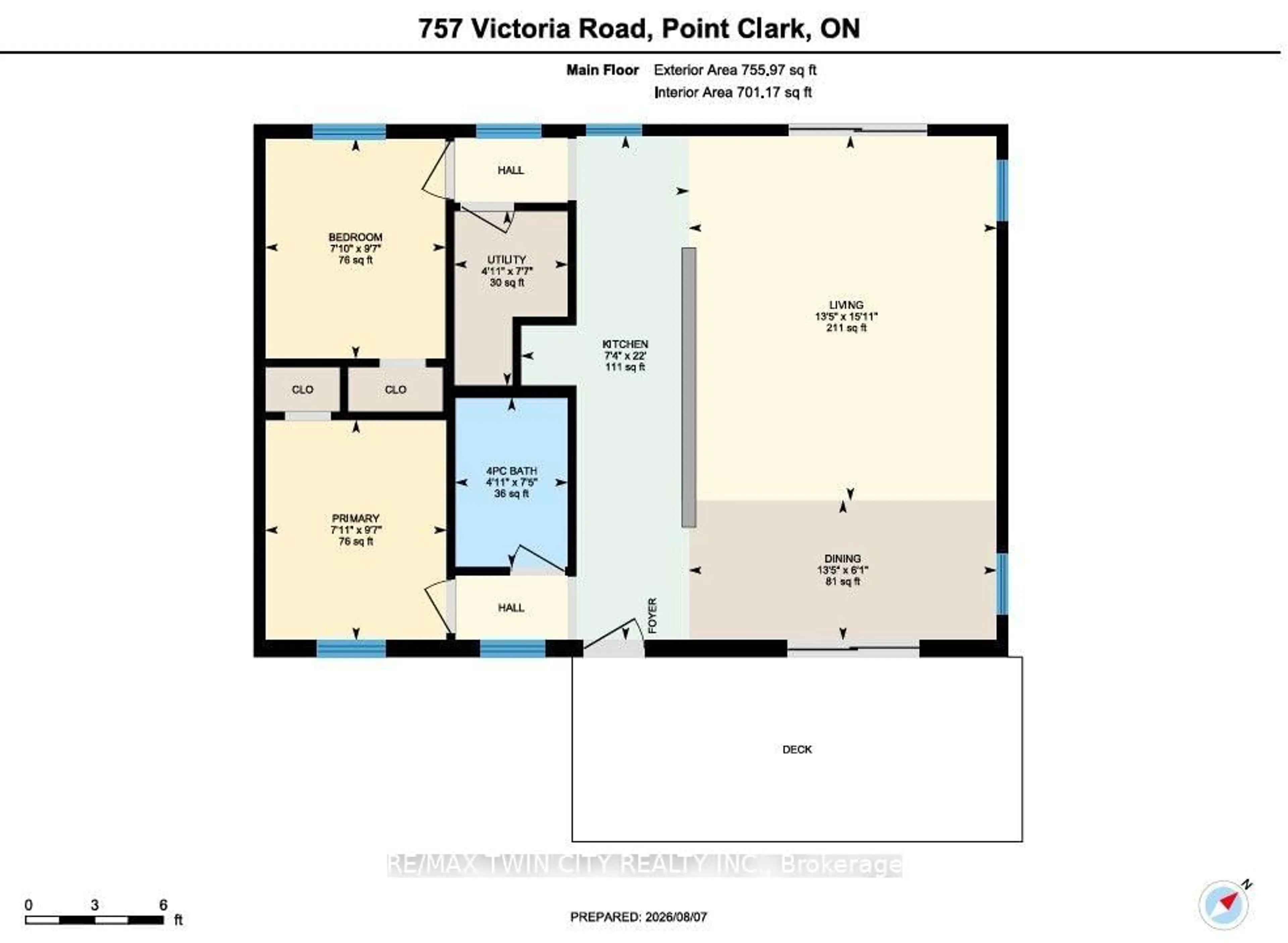 Floor plan for 757 Victoria Rd, Huron-Kinloss Ontario N0G 2R0