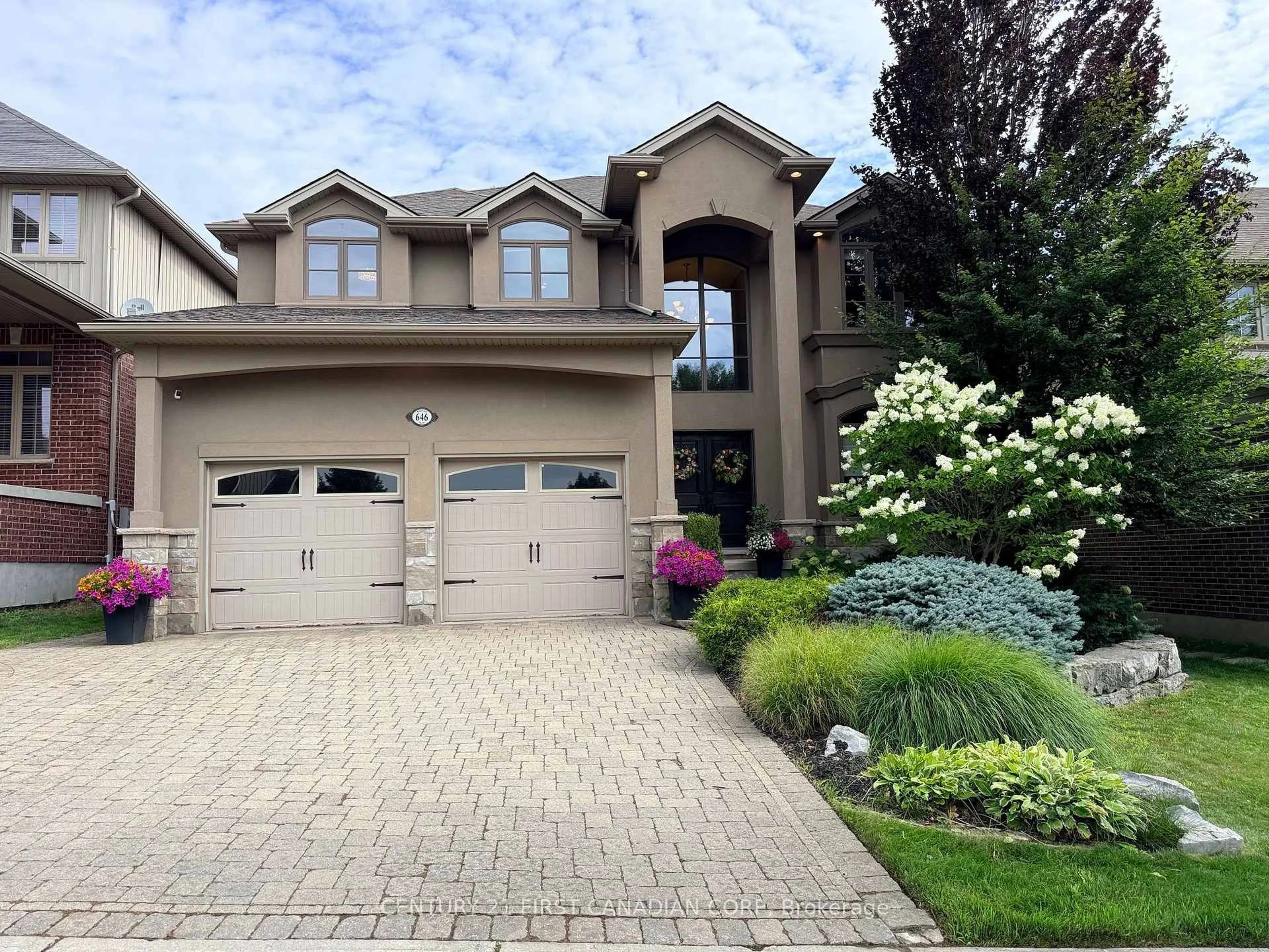 Home with brick exterior material, street for 646 Redtail Tr, London North Ontario N6H 5X7