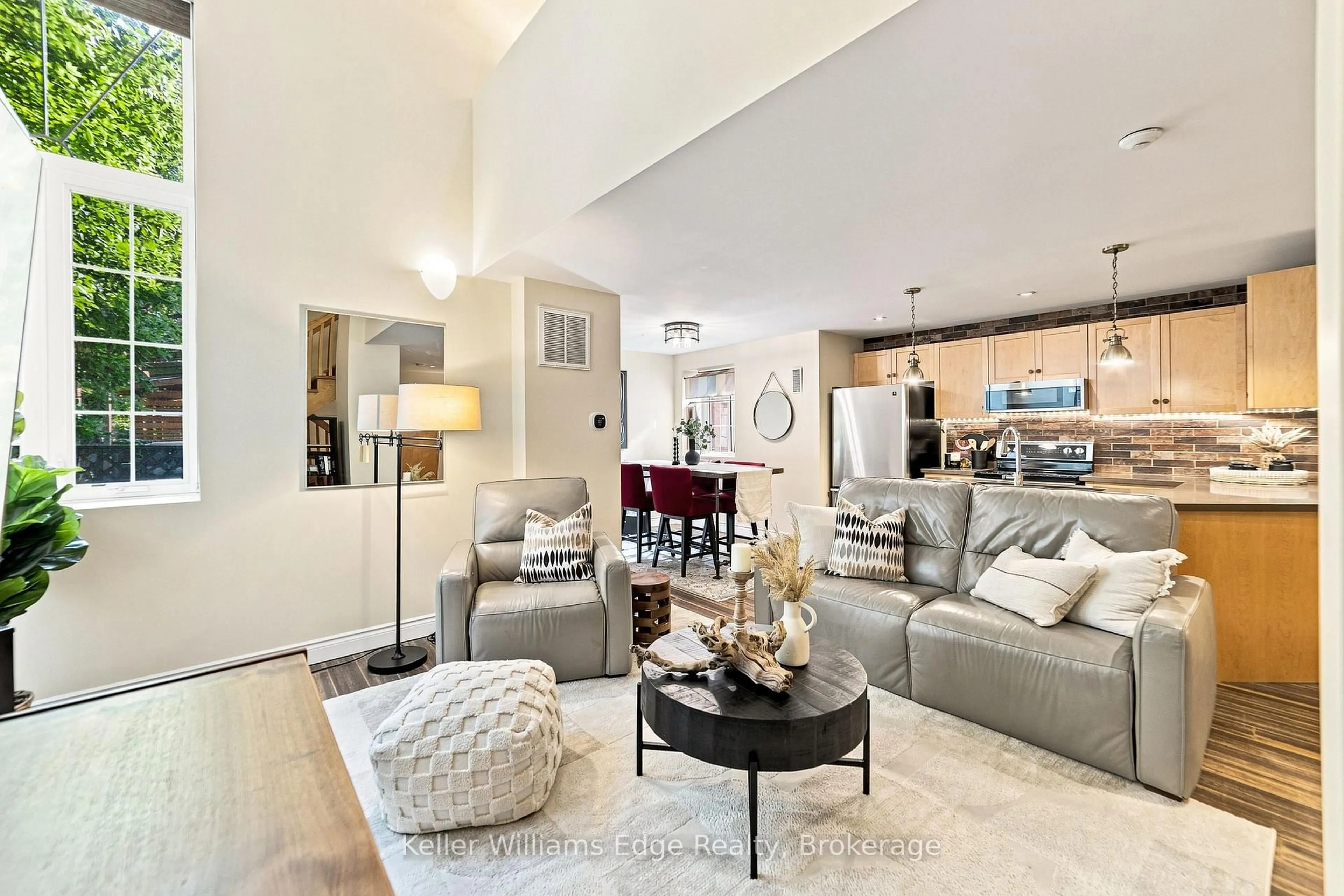 Living room with furniture, unknown for 73 Garfield Ave #1D, Hamilton Ontario L8M 2S3