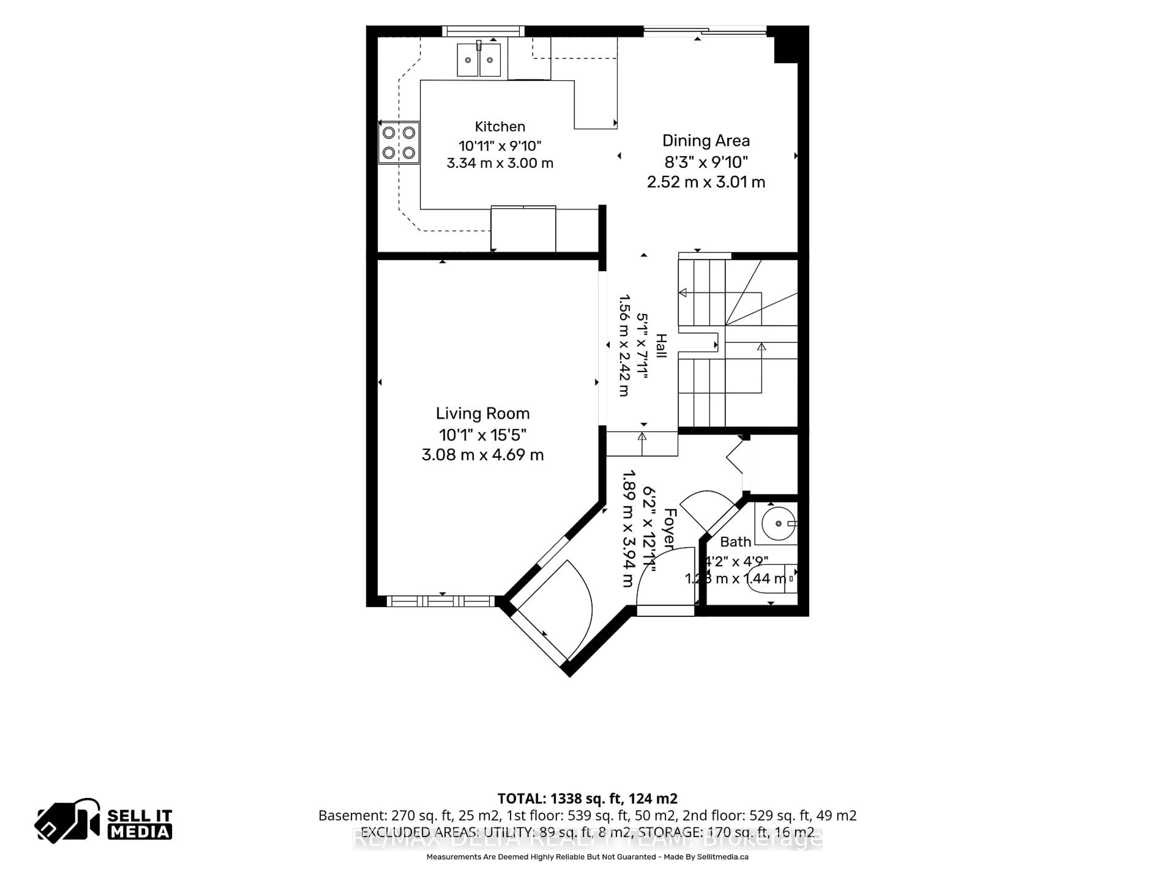 Floor plan for 1495 Demeter St, Ottawa Ontario K4A 5C6