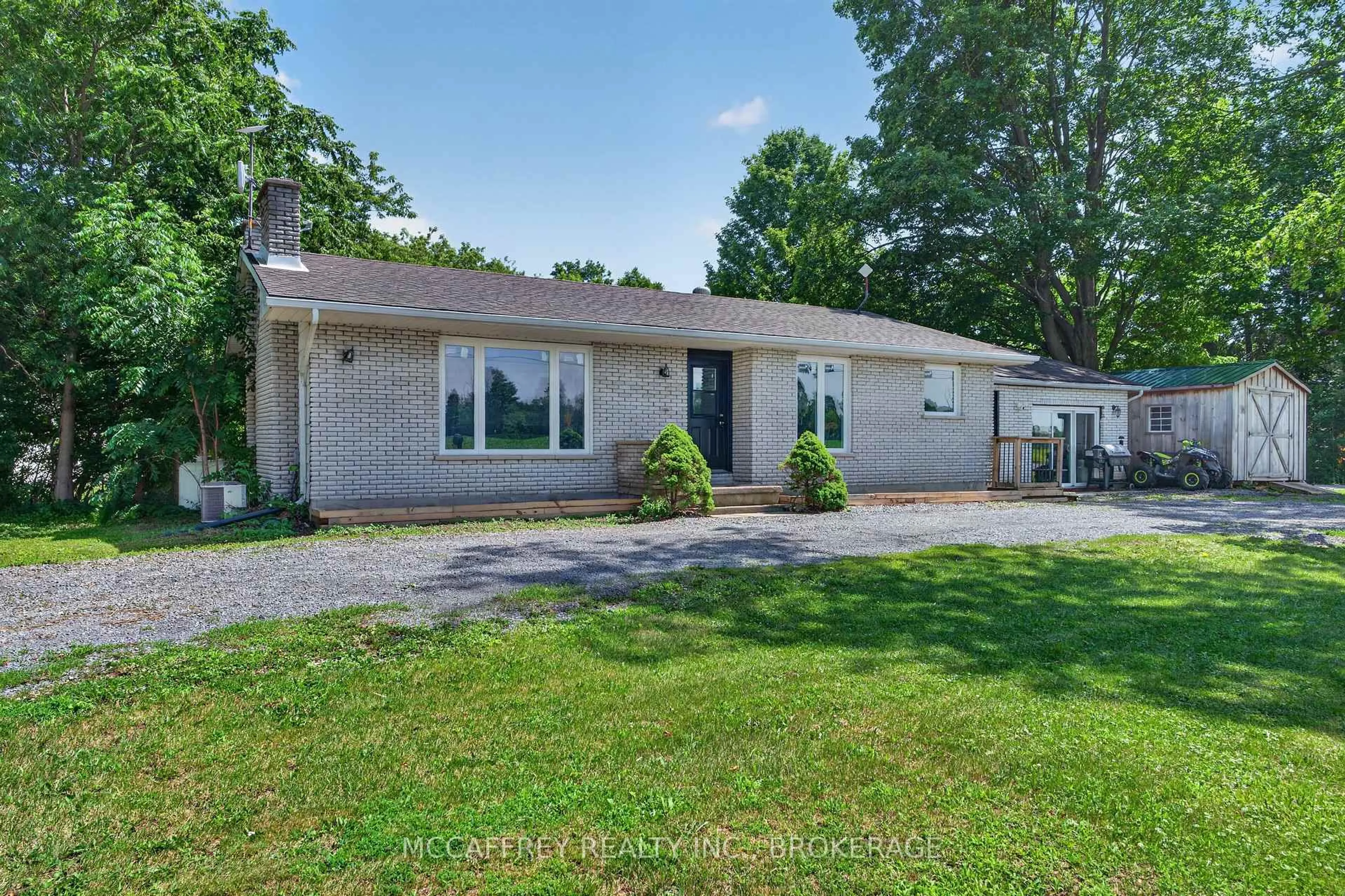 A pic from outside/outdoor area/front of a property/back of a property/a pic from drone, unknown for 1692 Sharpe Rd, Bissett Creek Ontario K0H 2H0