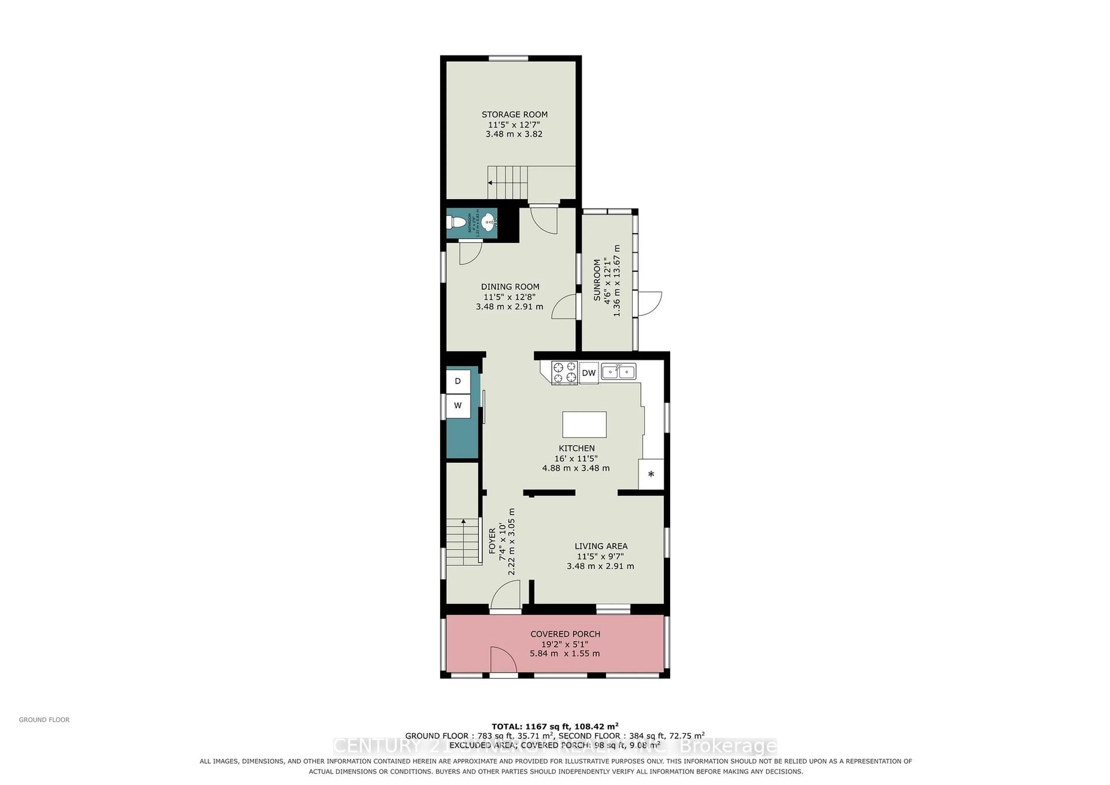 Floor plan for 55 Cockburn St, Perth Ontario K7H 2B5