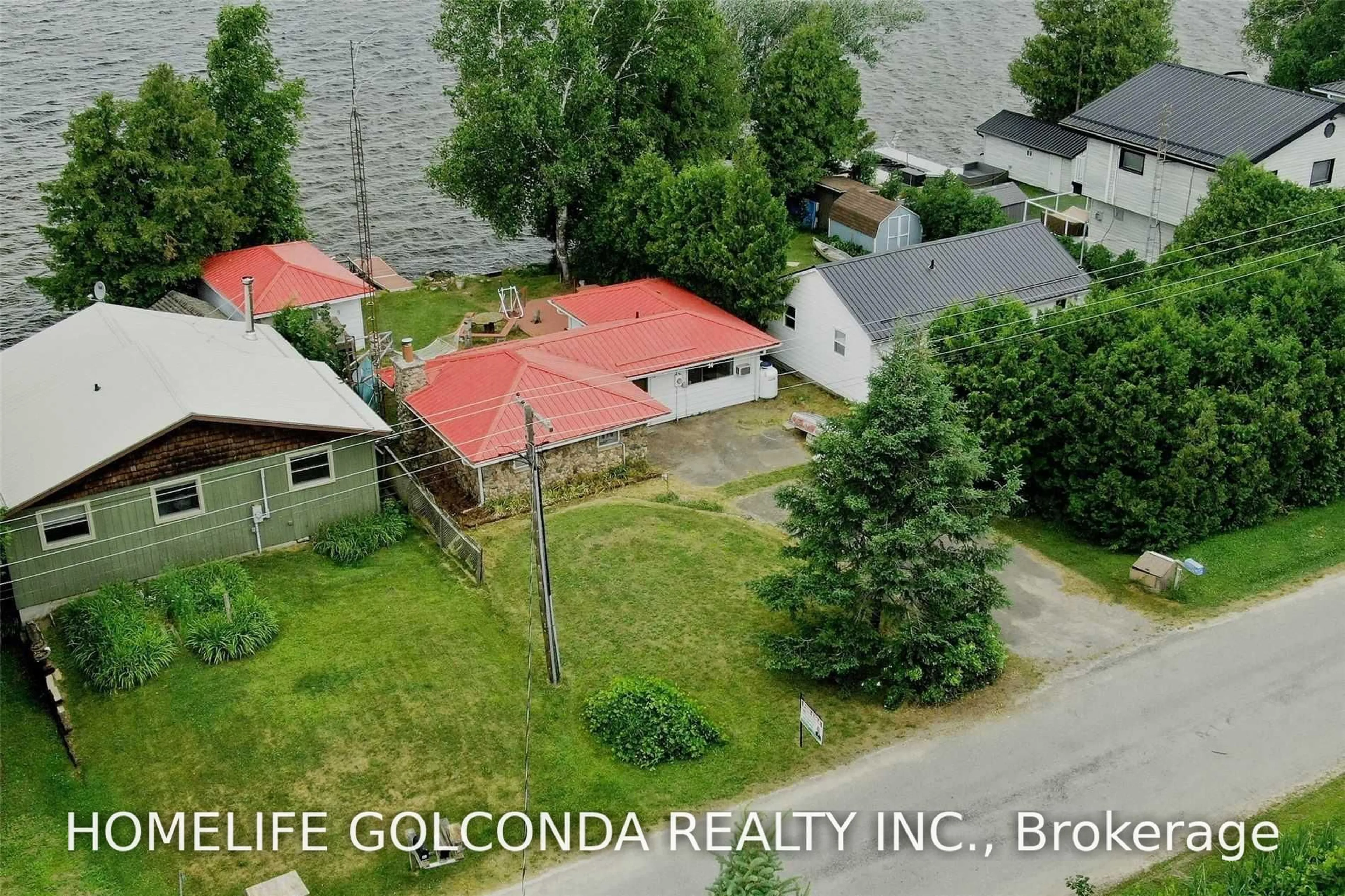 A pic from outside/outdoor area/front of a property/back of a property/a pic from drone, city buildings view from balcony for 34 Antiquary Rd, Kawartha Lakes Ontario K0M 2B0