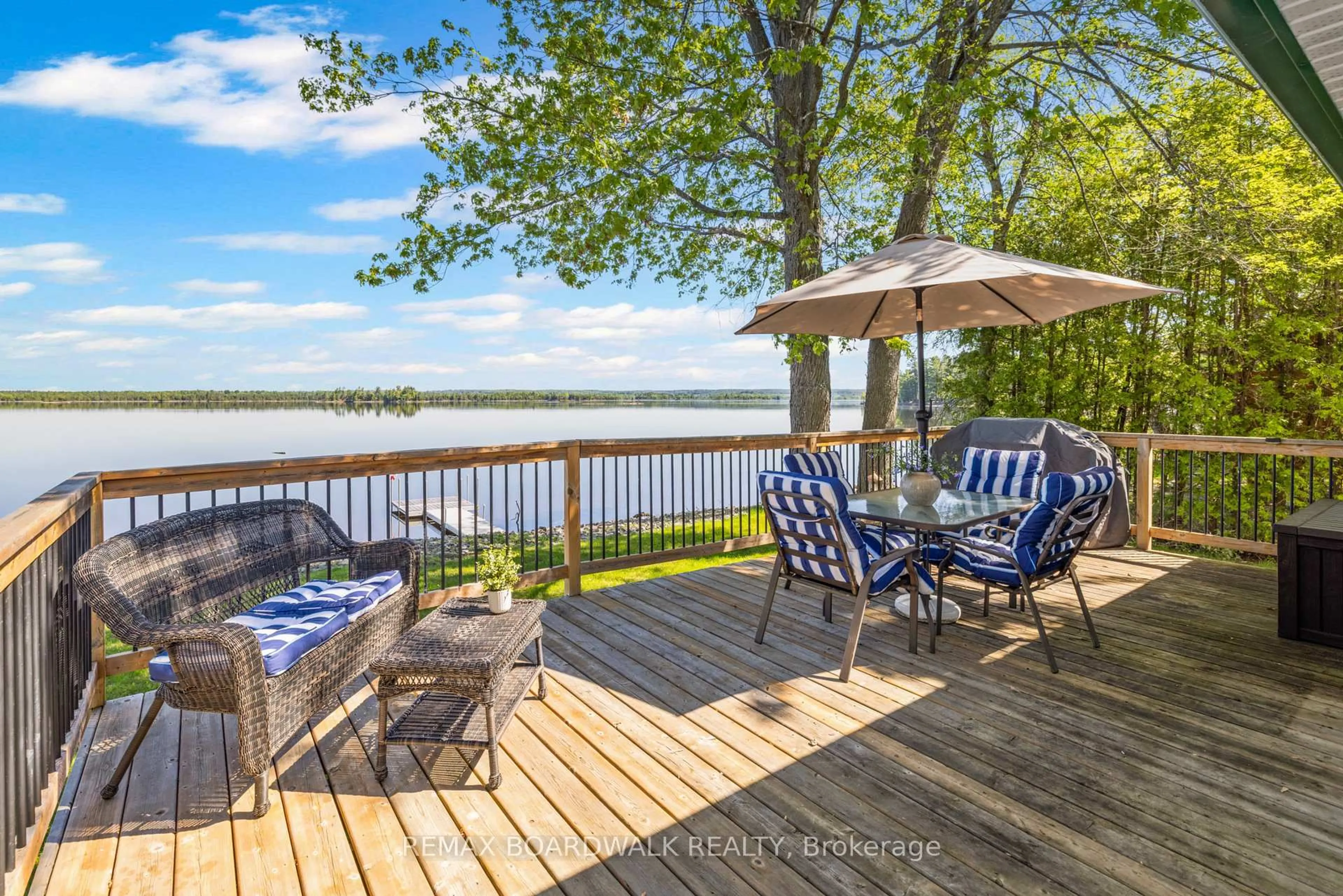 Patio, water/lake/river/ocean view for 339 Leavoy Lane, Renfrew Ontario K7V 3Z8