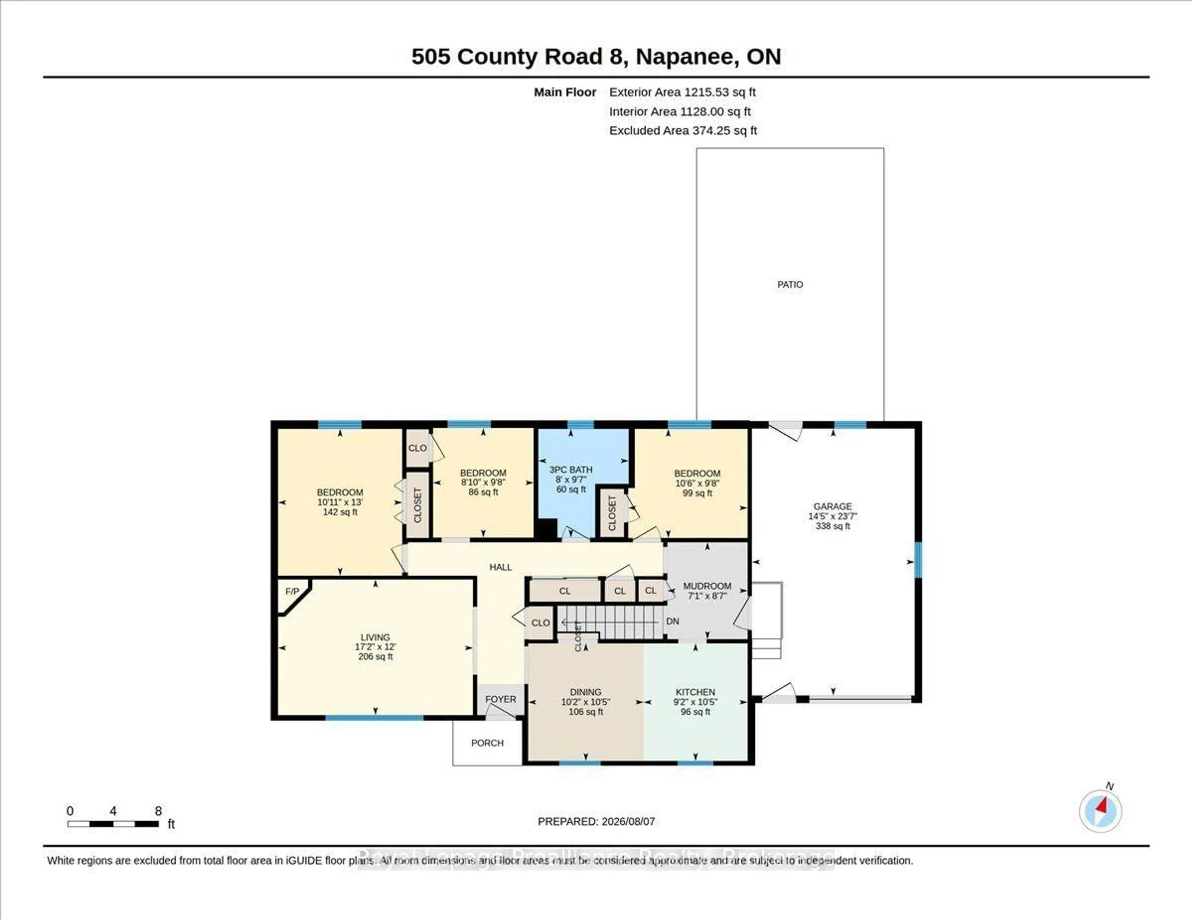 Floor plan for 505 County Road 8, Napanee Ontario K7R 3K6