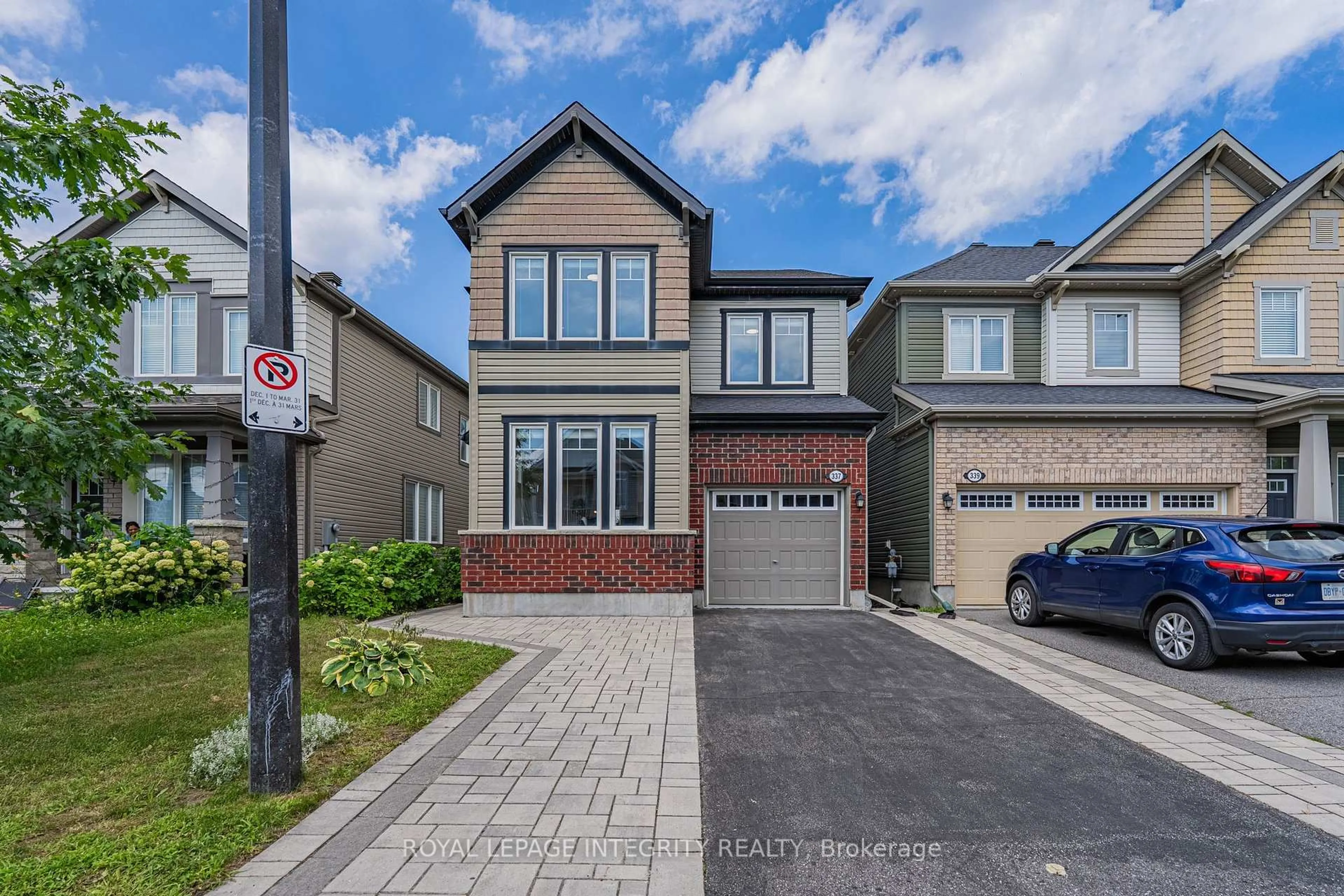 Home with brick exterior material, street for 337 MEADOWBREEZE Dr, Ottawa Ontario K2M 3A6