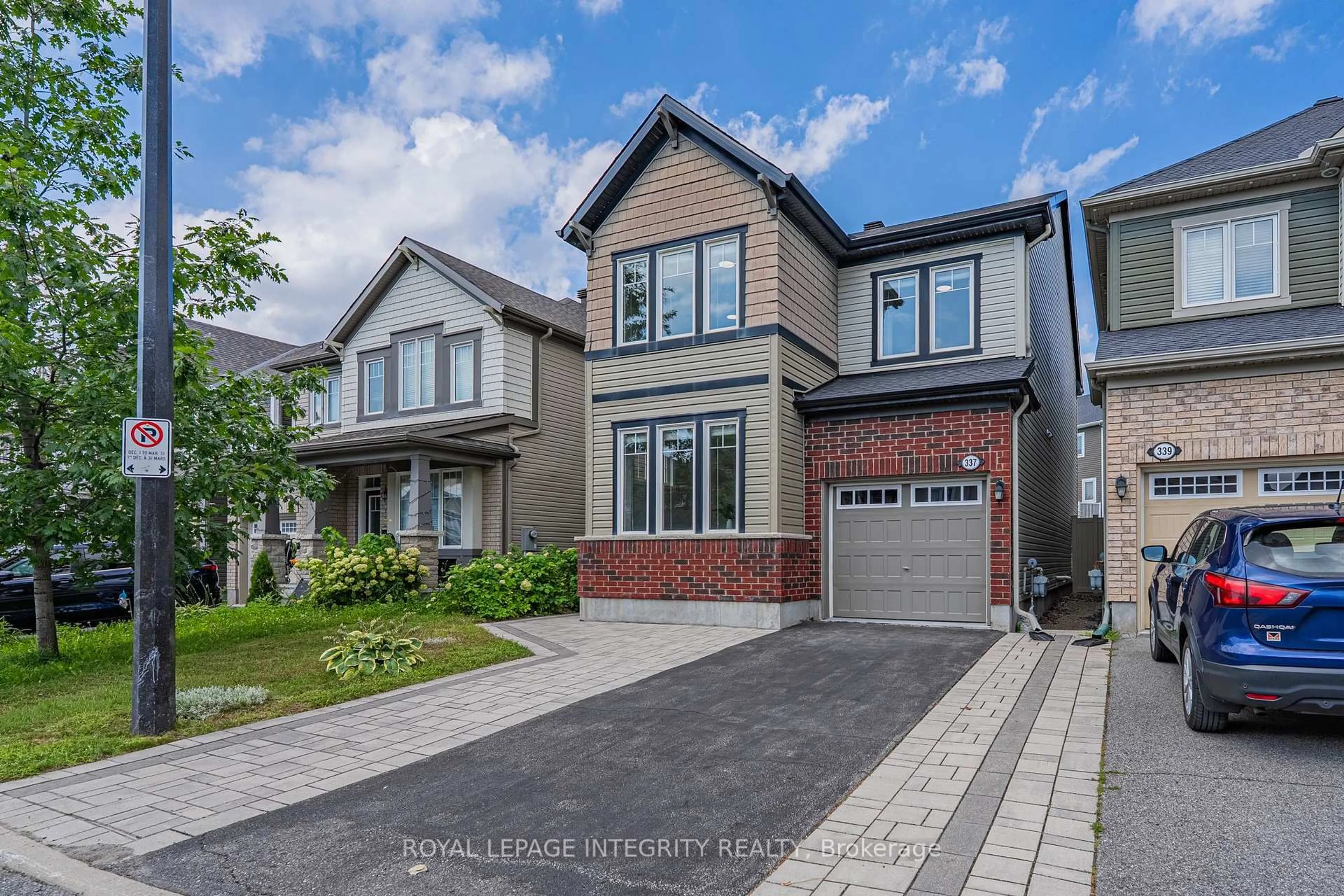 Home with brick exterior material, street for 337 MEADOWBREEZE Dr, Ottawa Ontario K2M 3A6
