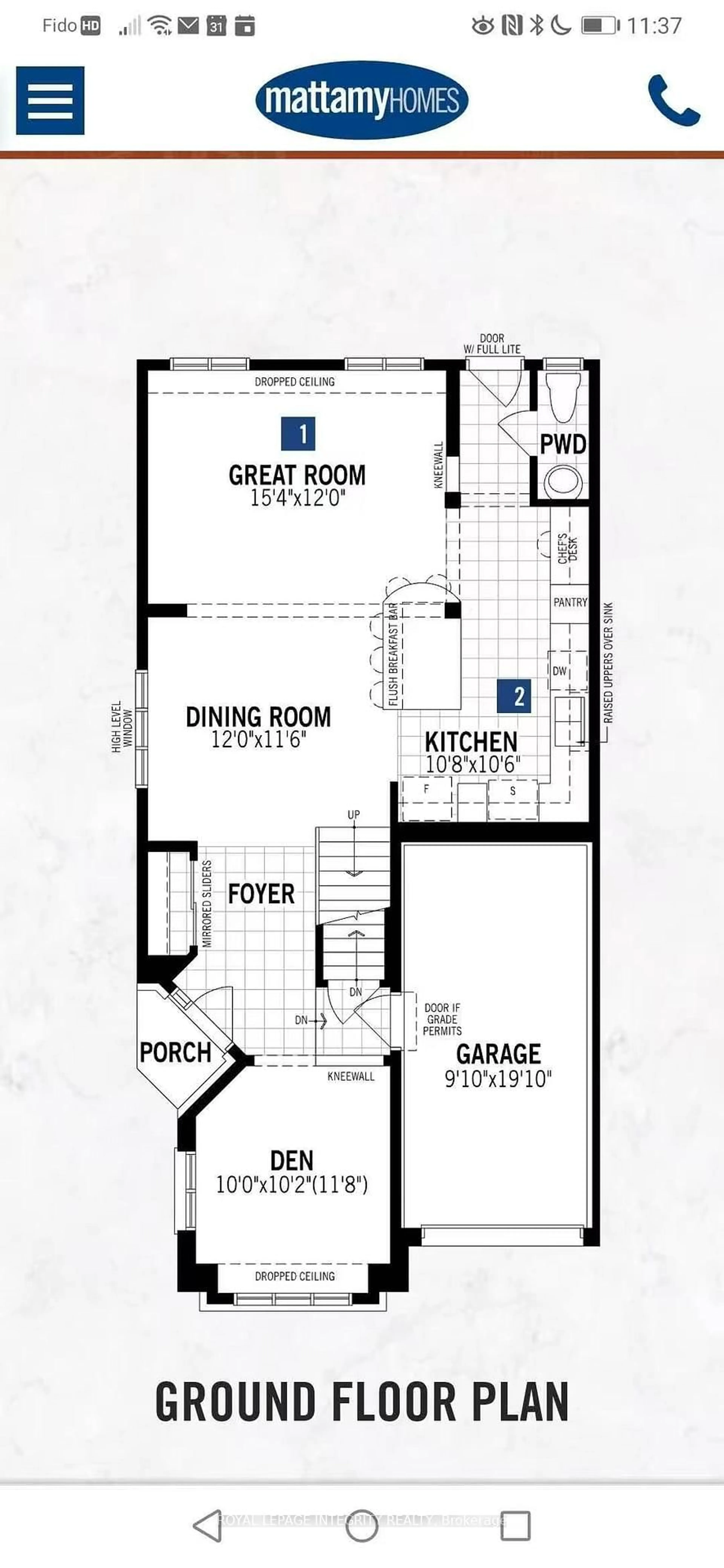Floor plan for 337 MEADOWBREEZE Dr, Ottawa Ontario K2M 3A6