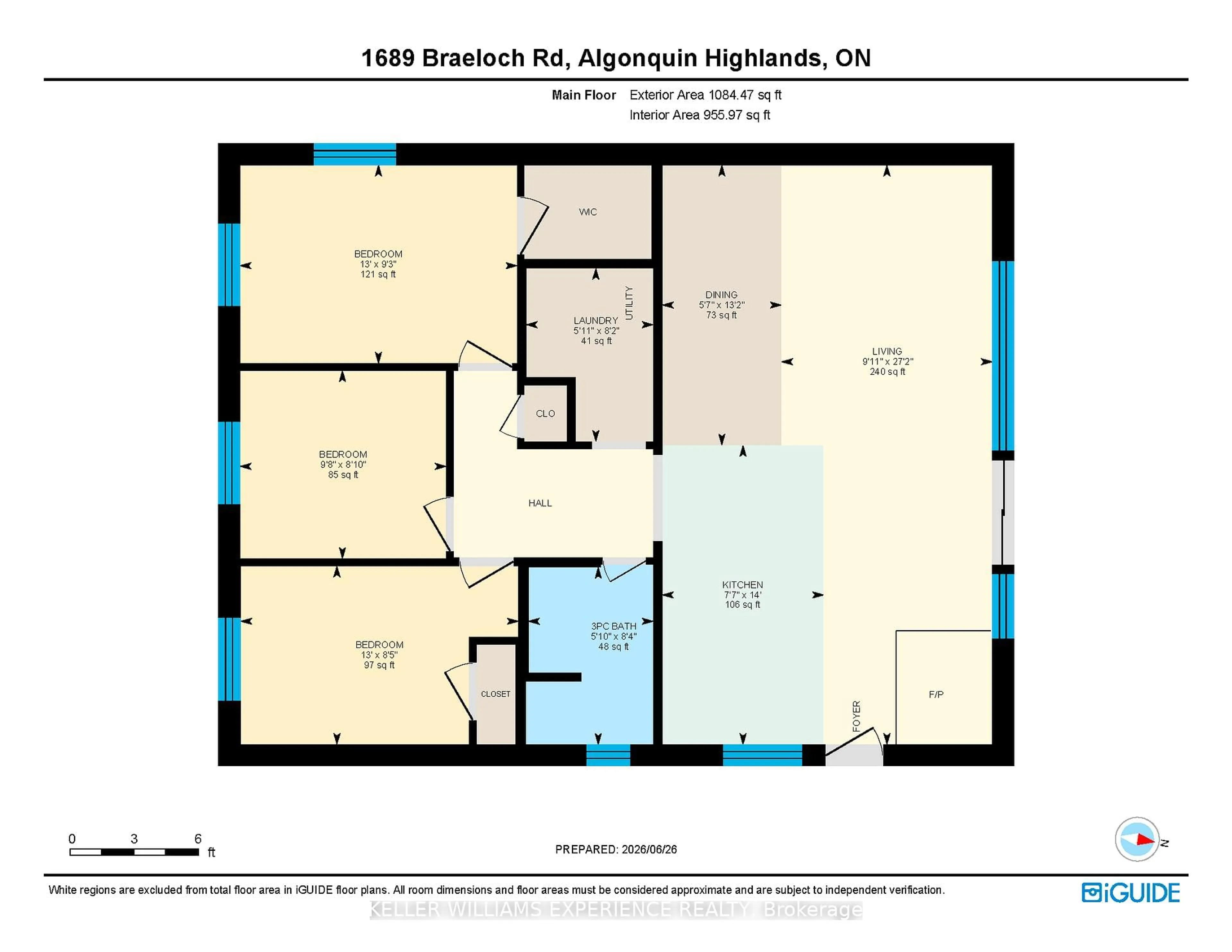 Floor plan for 1689 Braeloch Rd, Algonquin Highlands Ontario K0M 1S0