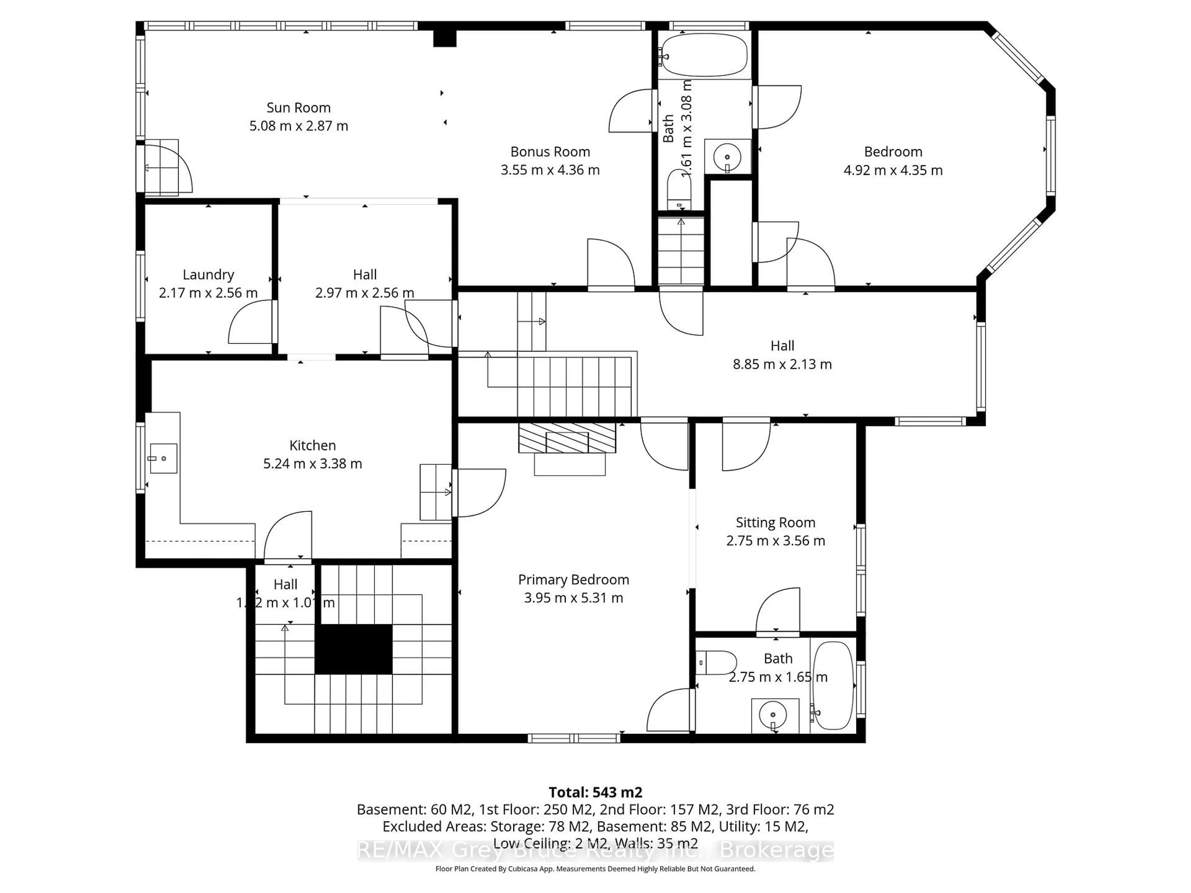 Floor plan for 1178 4th Ave, Owen Sound Ontario N4K 4W5