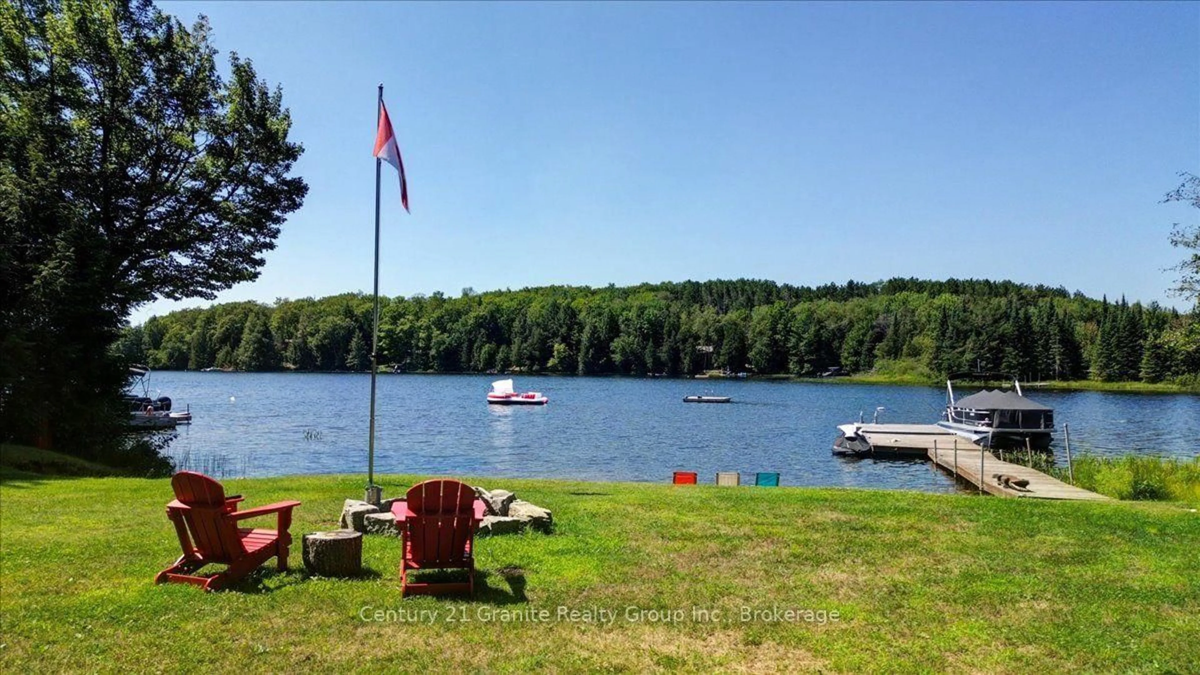 Patio, water/lake/river/ocean view for 1144 Trinity Rd, Highlands East Ontario K0L 2A0