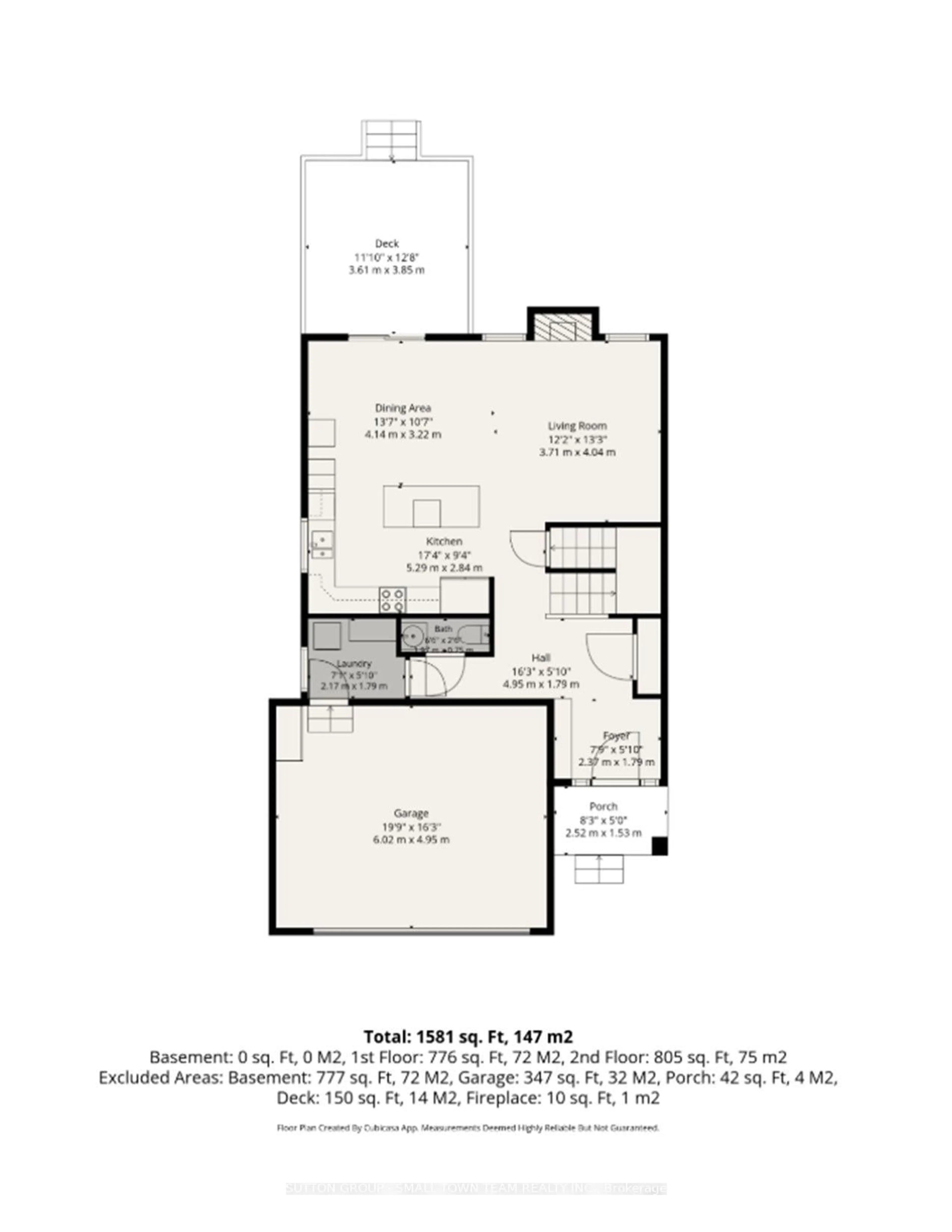 Floor plan for 122 Gilmour Dr, Lucan Biddulph Ontario N0M 2J0