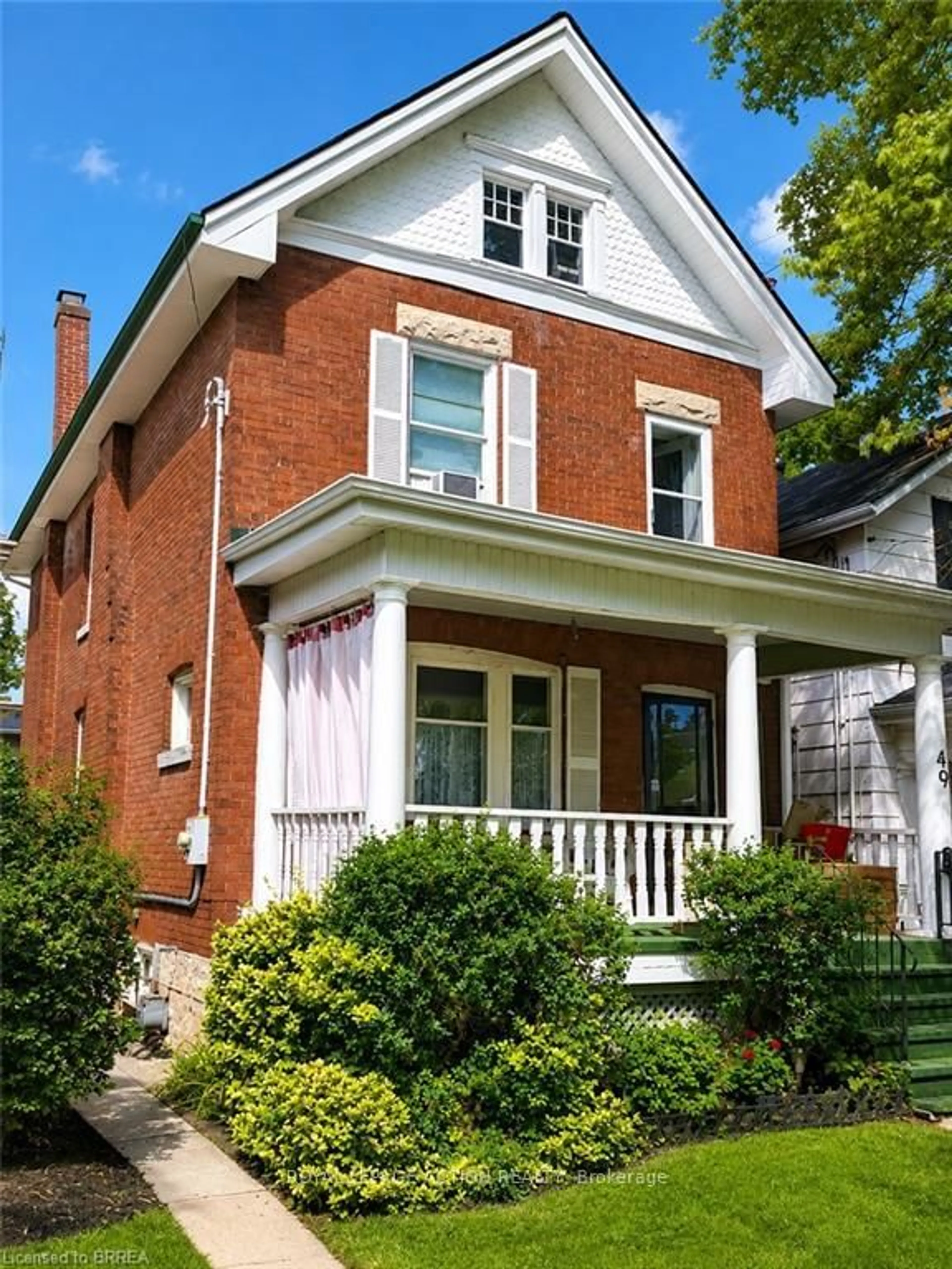 Home with brick exterior material, street for 49 Palmerston Ave, Brantford Ontario N3T 4L1