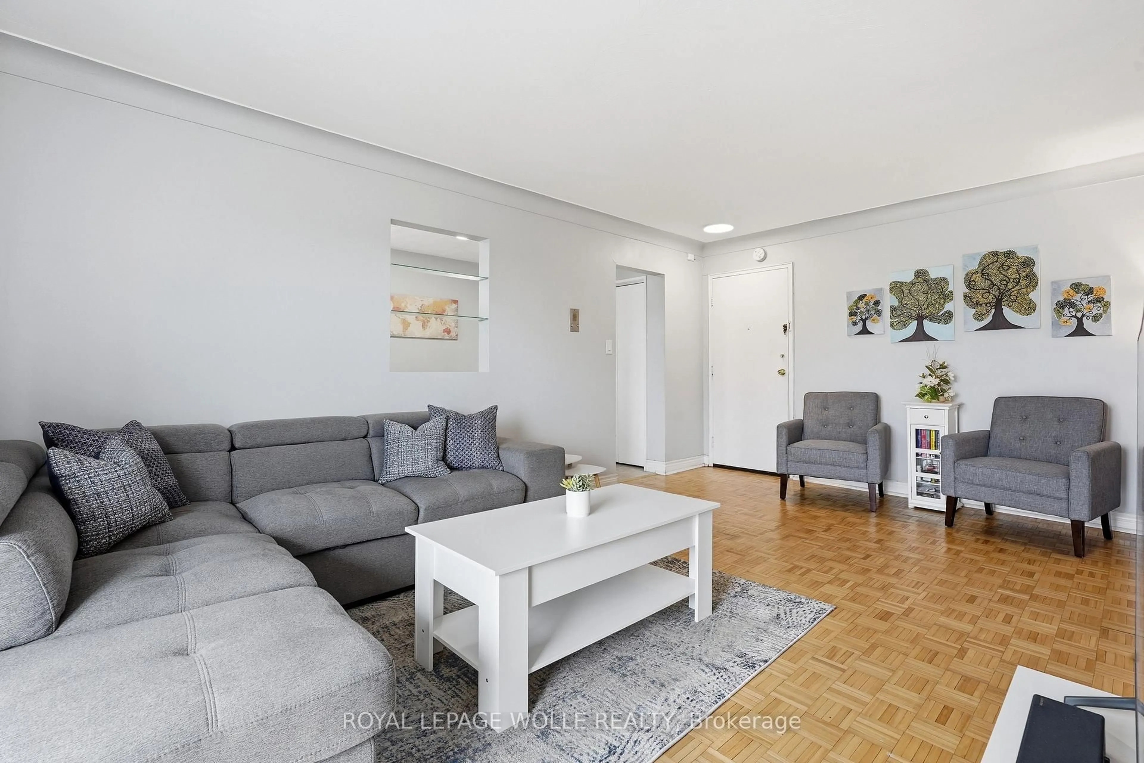 Living room with furniture, unknown for 87 St George St #403, Brantford Ontario N3R 1V5