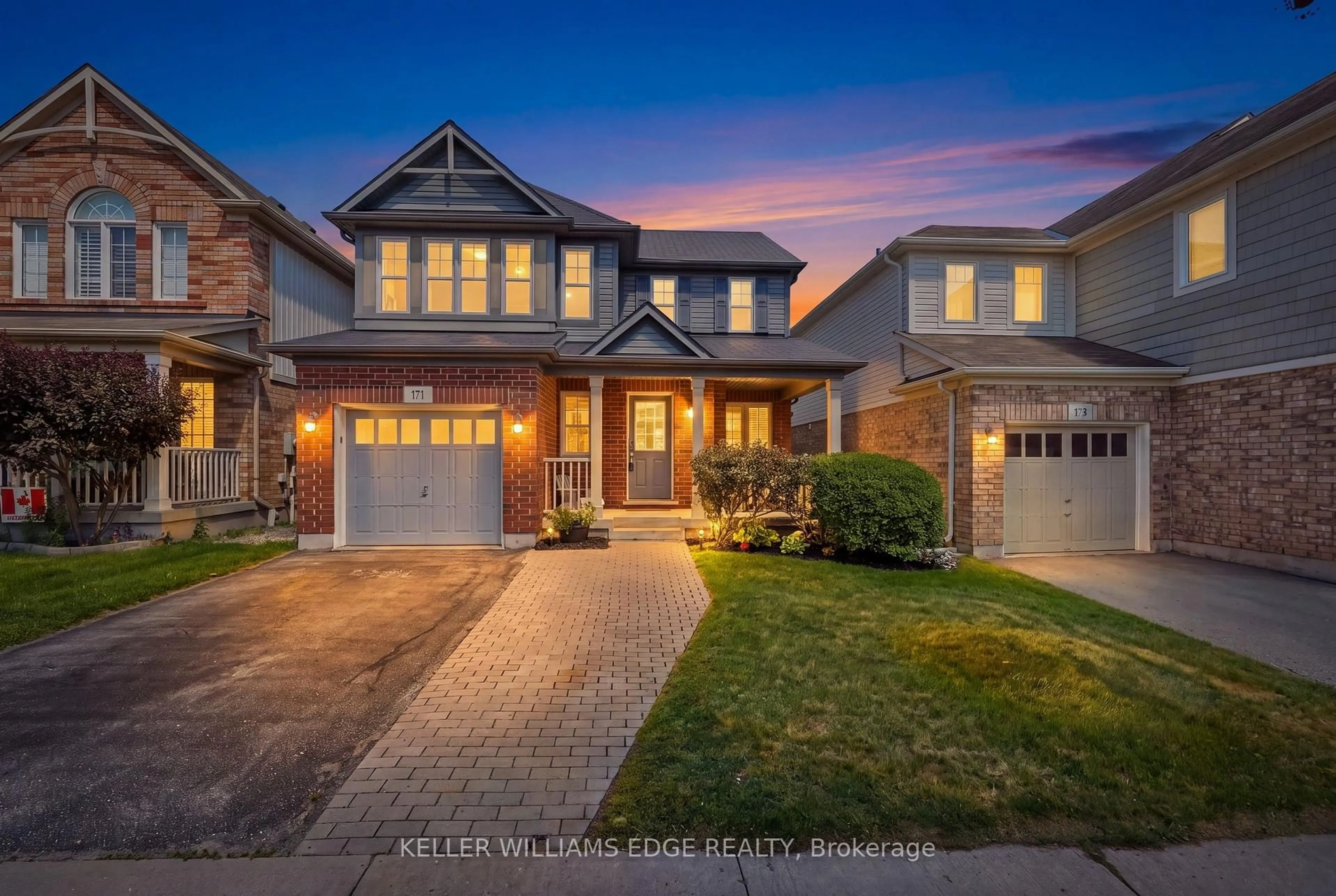 Home with brick exterior material, street for 171 Chase Cres, Waterloo Ontario N3C 0B2
