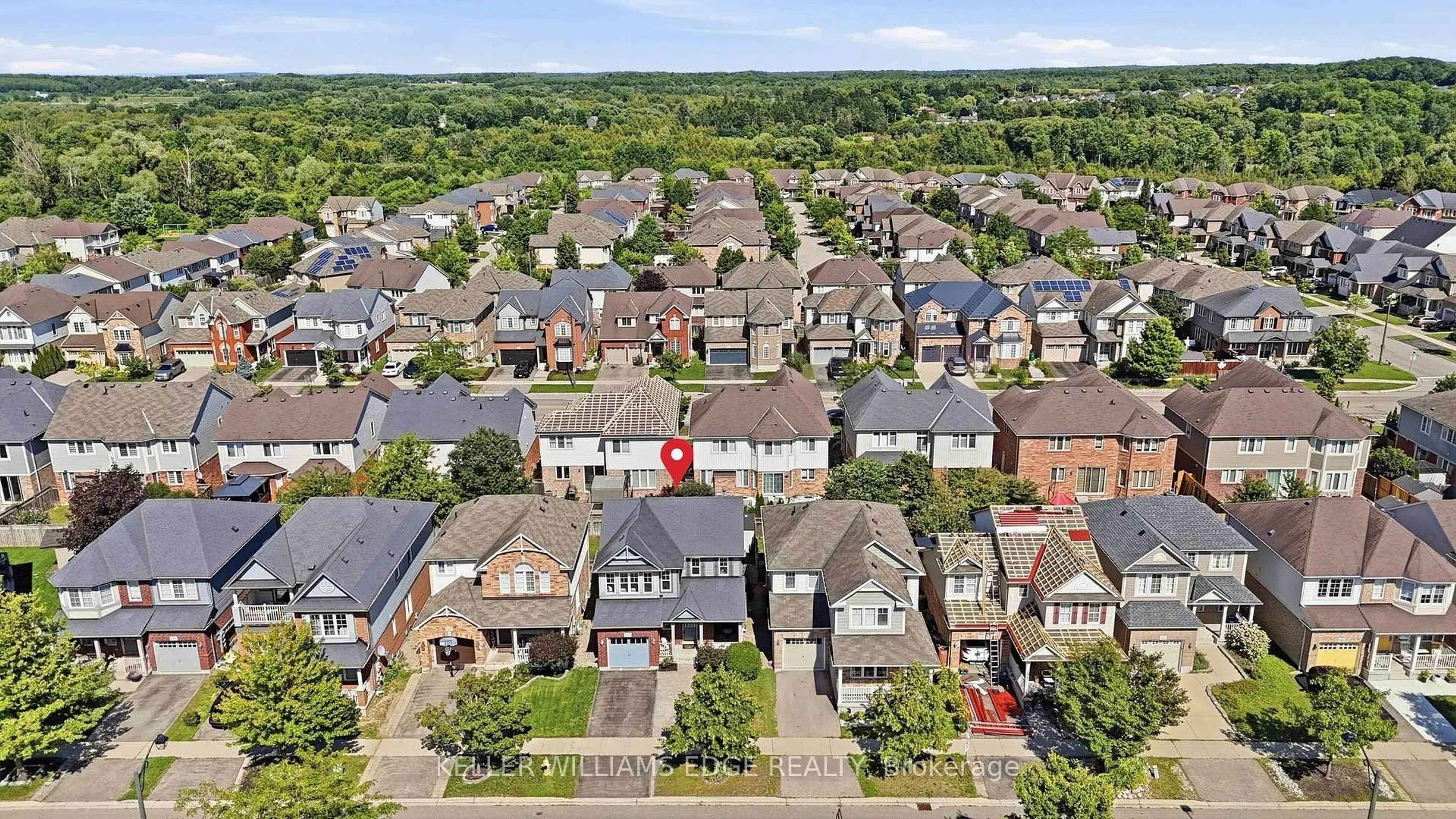 A pic from outside/outdoor area/front of a property/back of a property/a pic from drone, city buildings view from balcony for 171 Chase Cres, Waterloo Ontario N3C 0B2