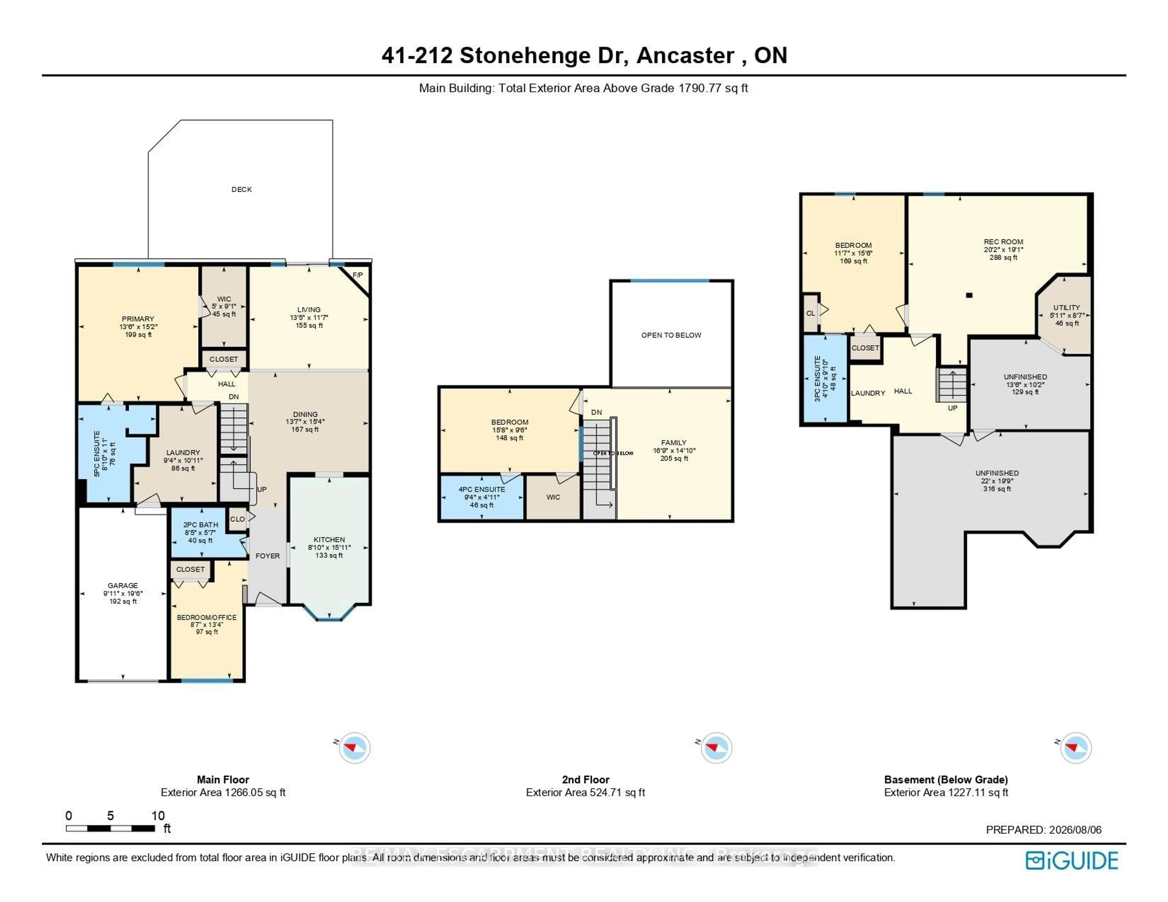 Floor plan for 212 Stonehenge Dr #41, Hamilton Ontario L9K 1N4