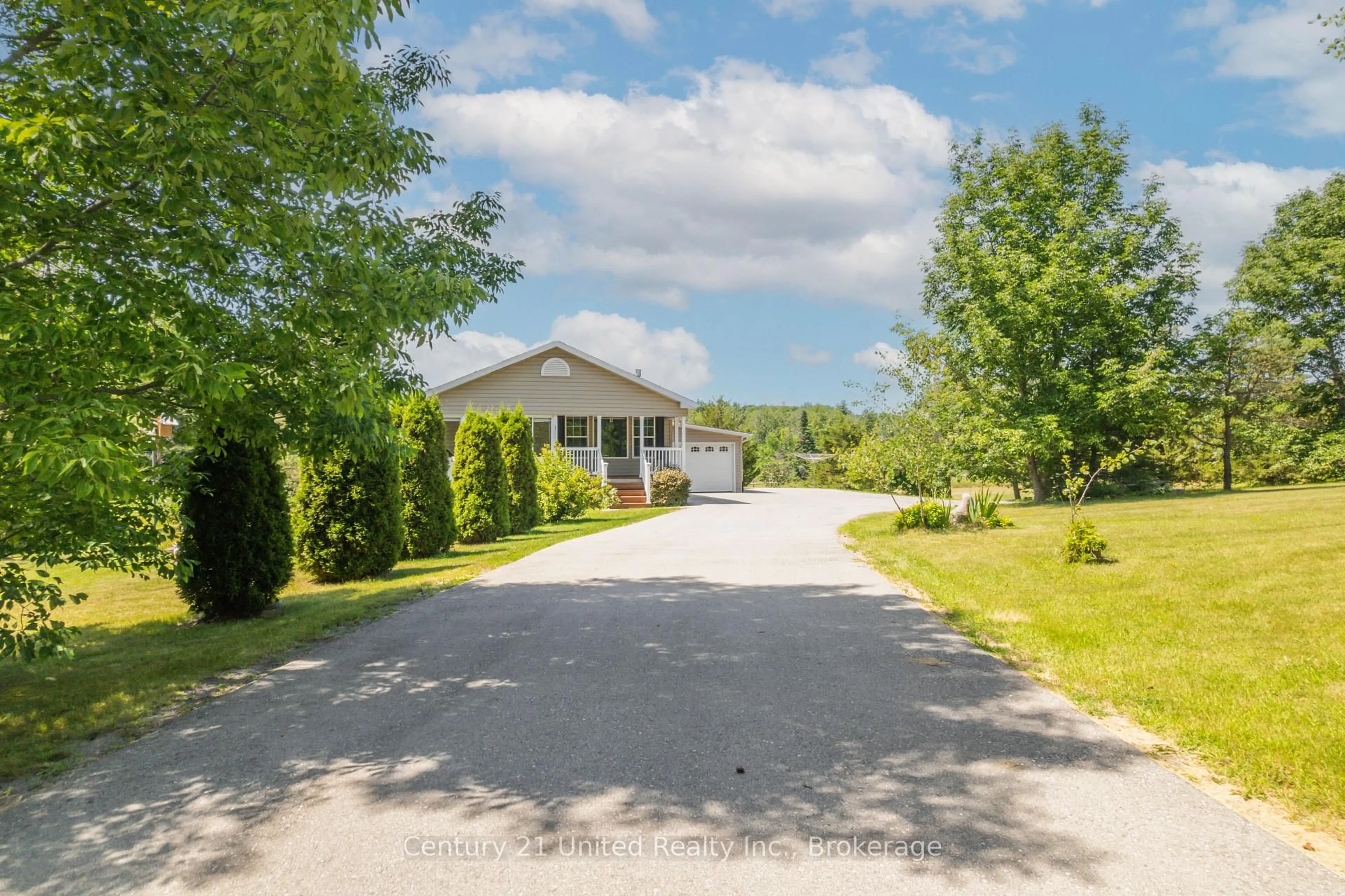 A pic from outside/outdoor area/front of a property/back of a property/a pic from drone, street for 5046 County Road 25, Trent Hills Ontario K0K 3K0