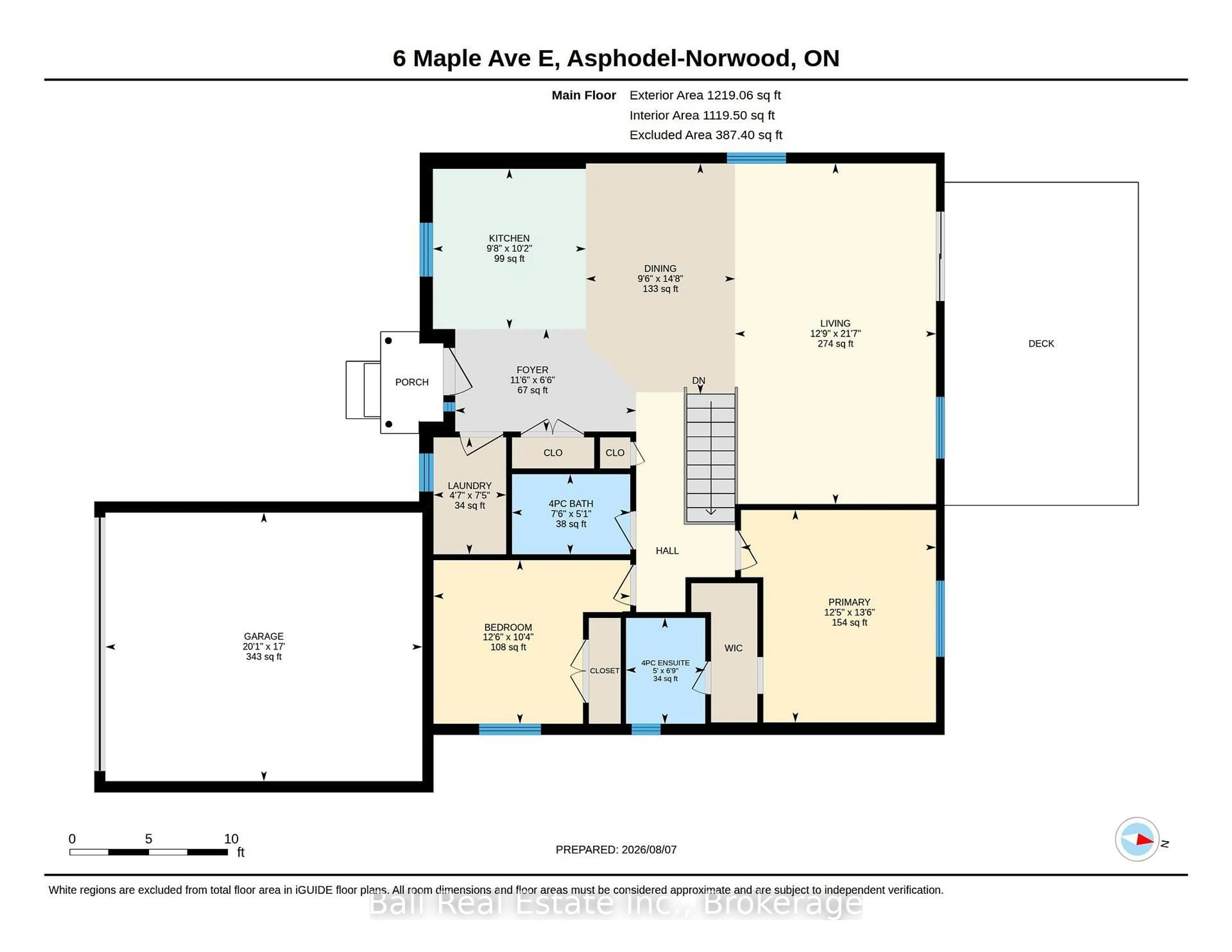 Floor plan for 6 Maple Ave, Asphodel-Norwood Ontario K0L 2V0