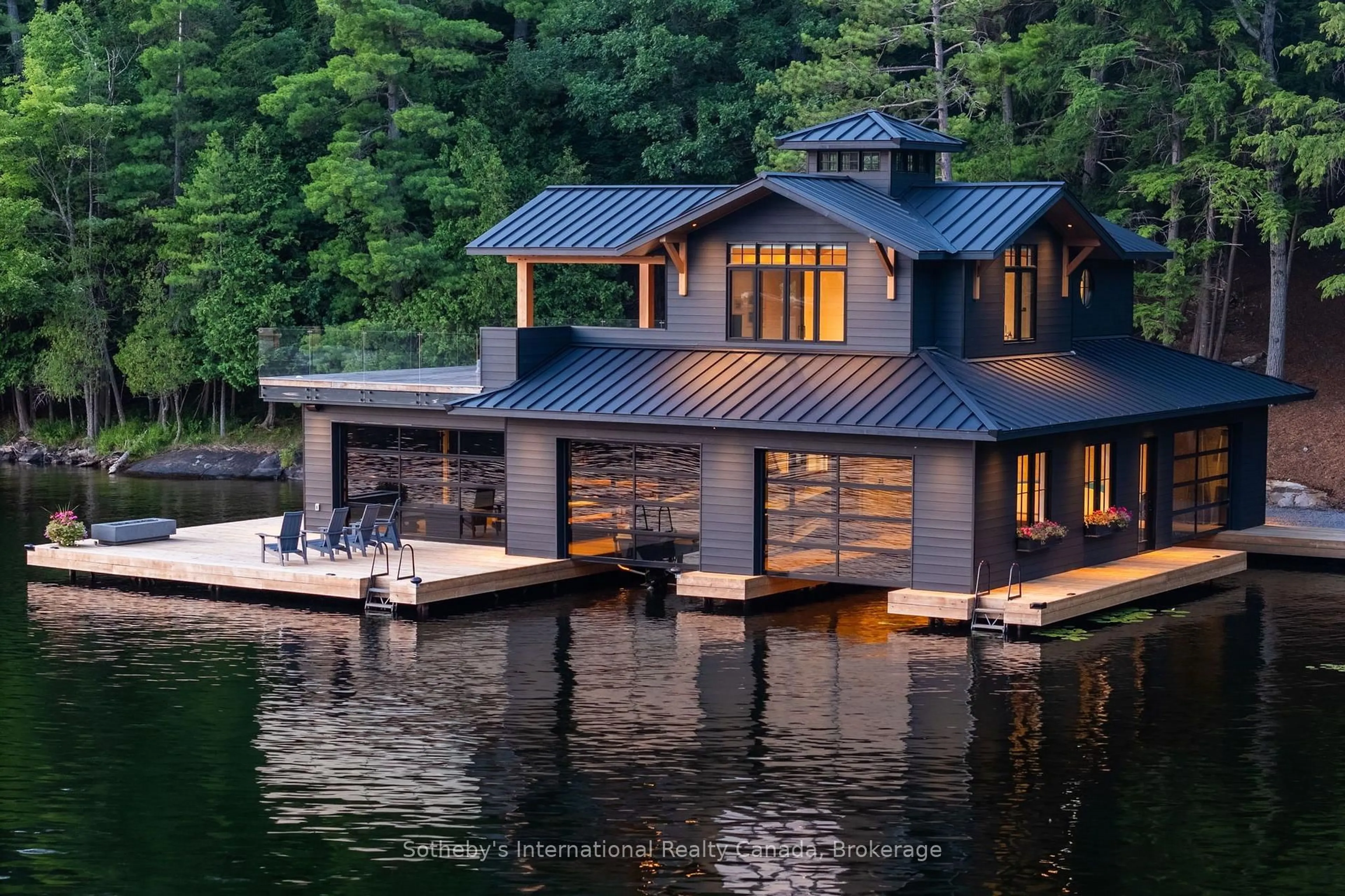 Home with brick exterior material, water/lake/river/ocean view for 1097 Armstrong Point Rd, Muskoka Lakes Ontario P0B 1J0