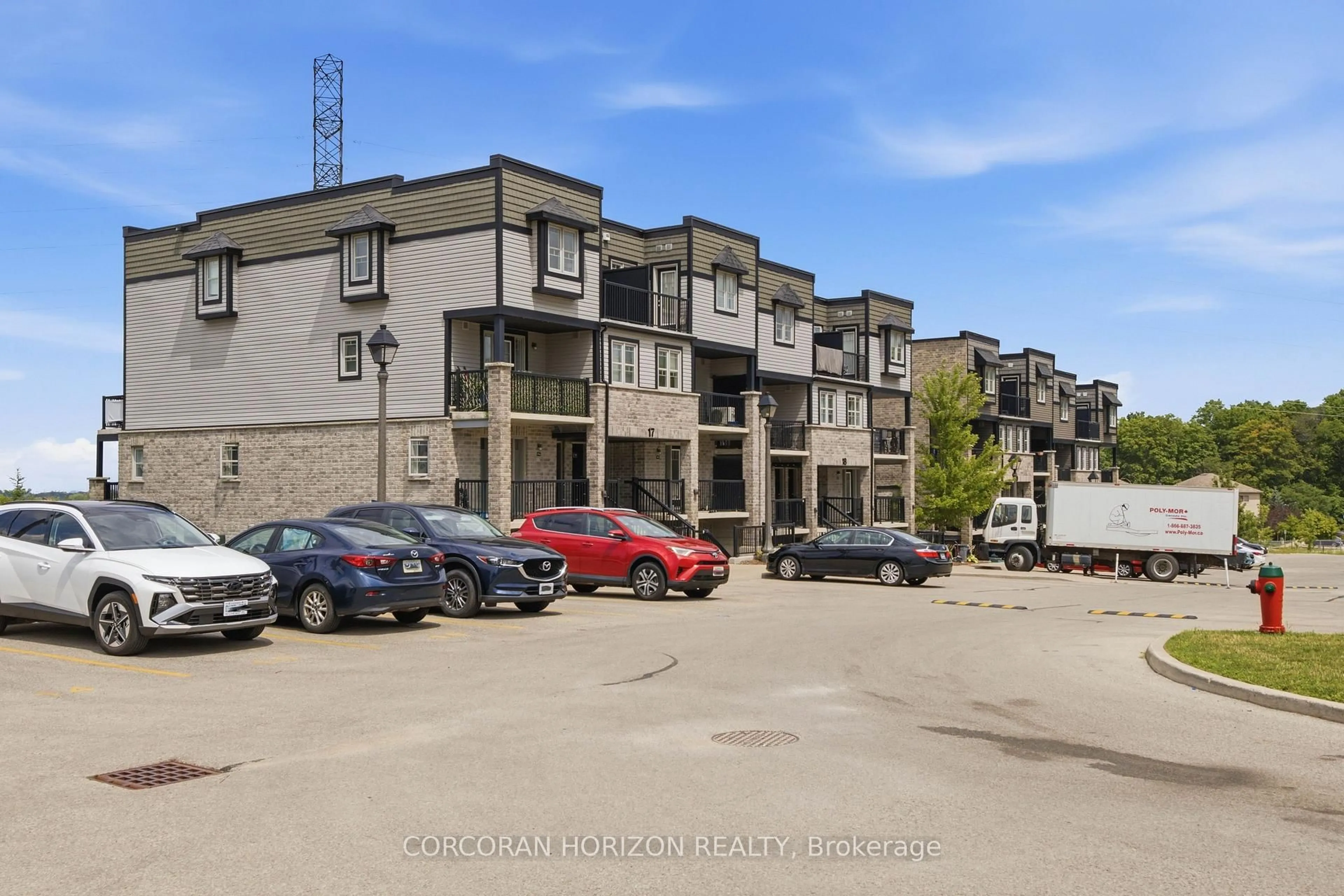 A pic from outside/outdoor area/front of a property/back of a property/a pic from drone, unknown for 1989 Ottawa St #17G, Kitchener Ontario N2E 0G7
