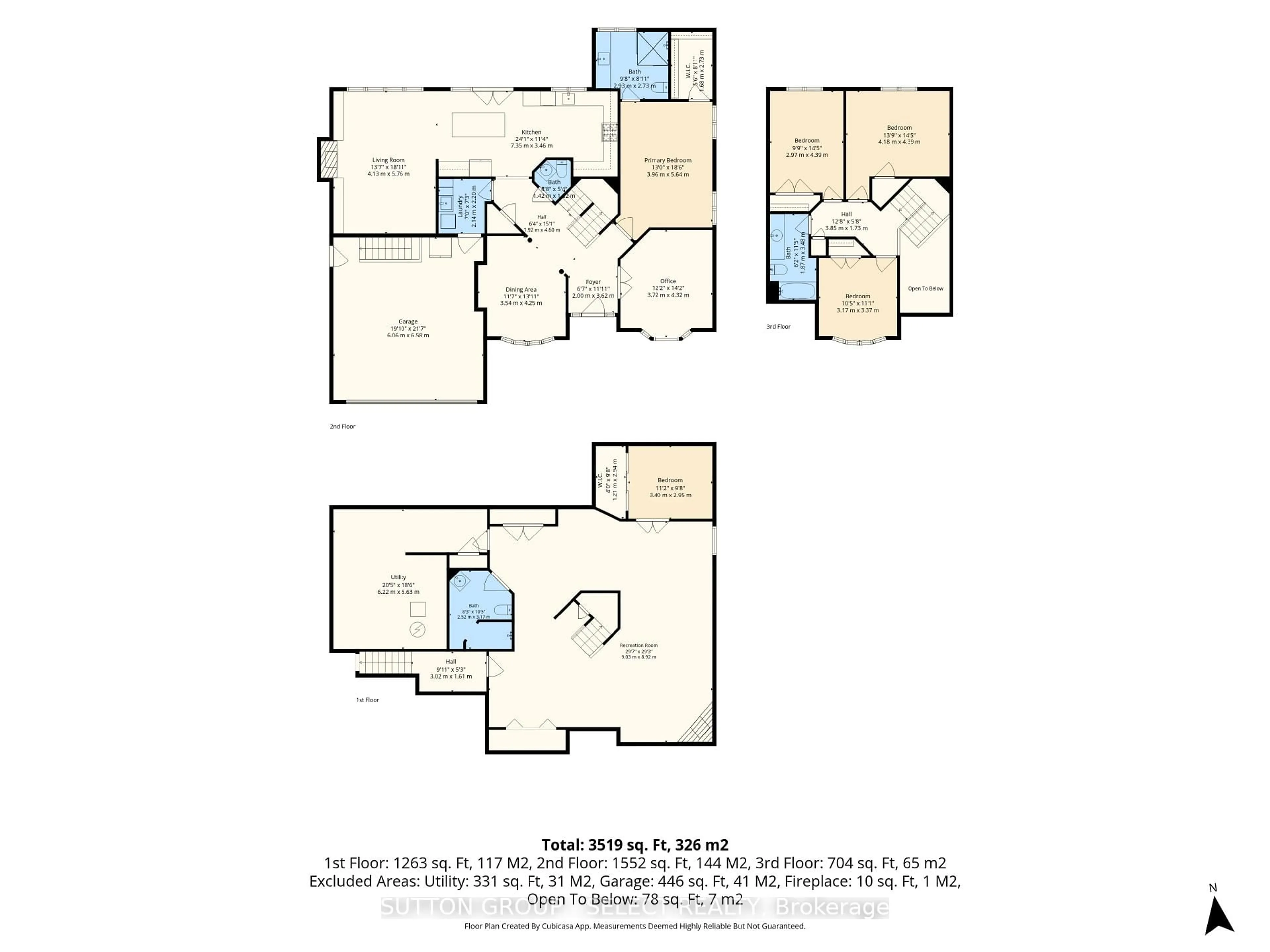 Floor plan for 2 Garnet Crt, London North Ontario N6H 4Z9