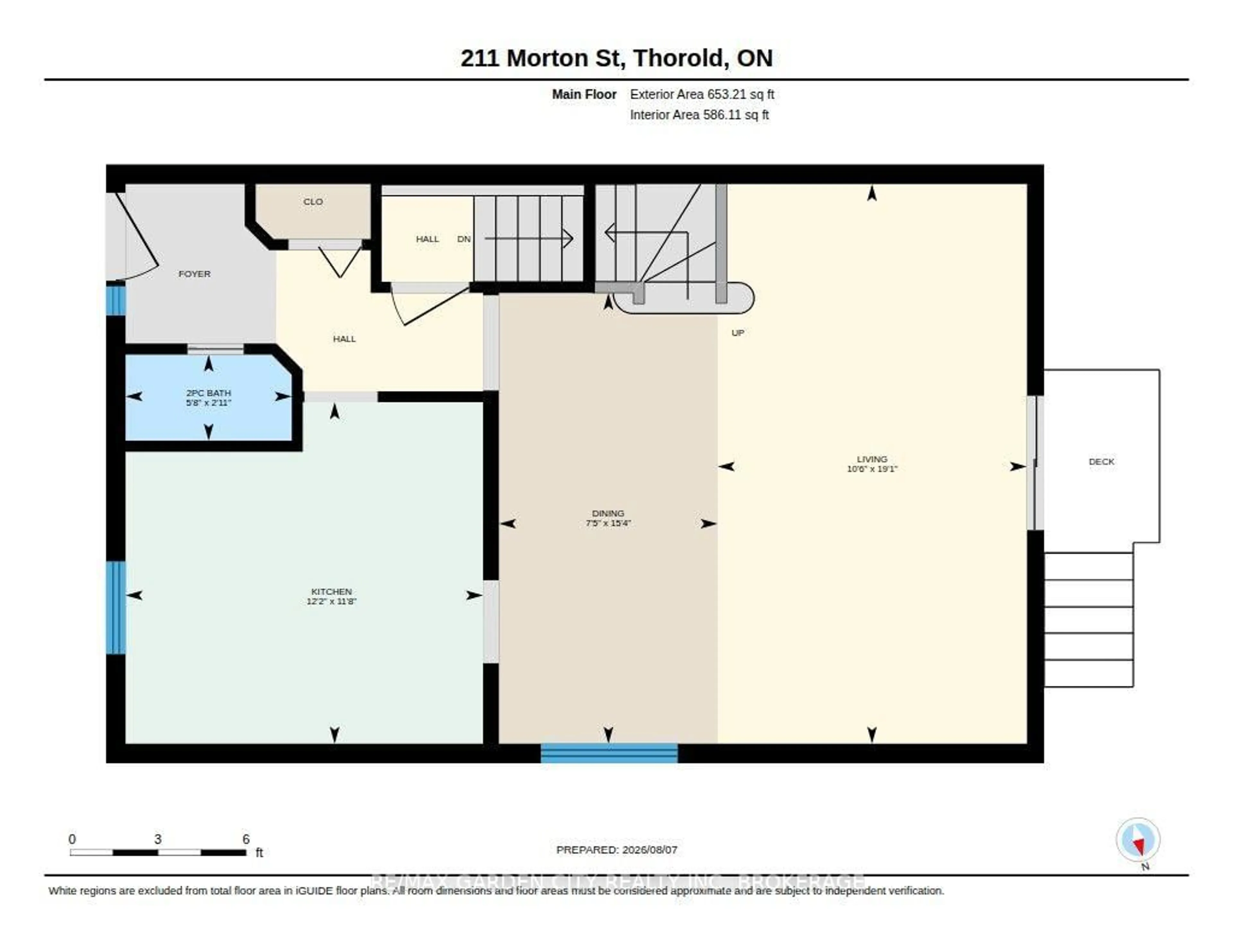 Floor plan for 211 Morton St, Thorold Ontario L2V 1C8