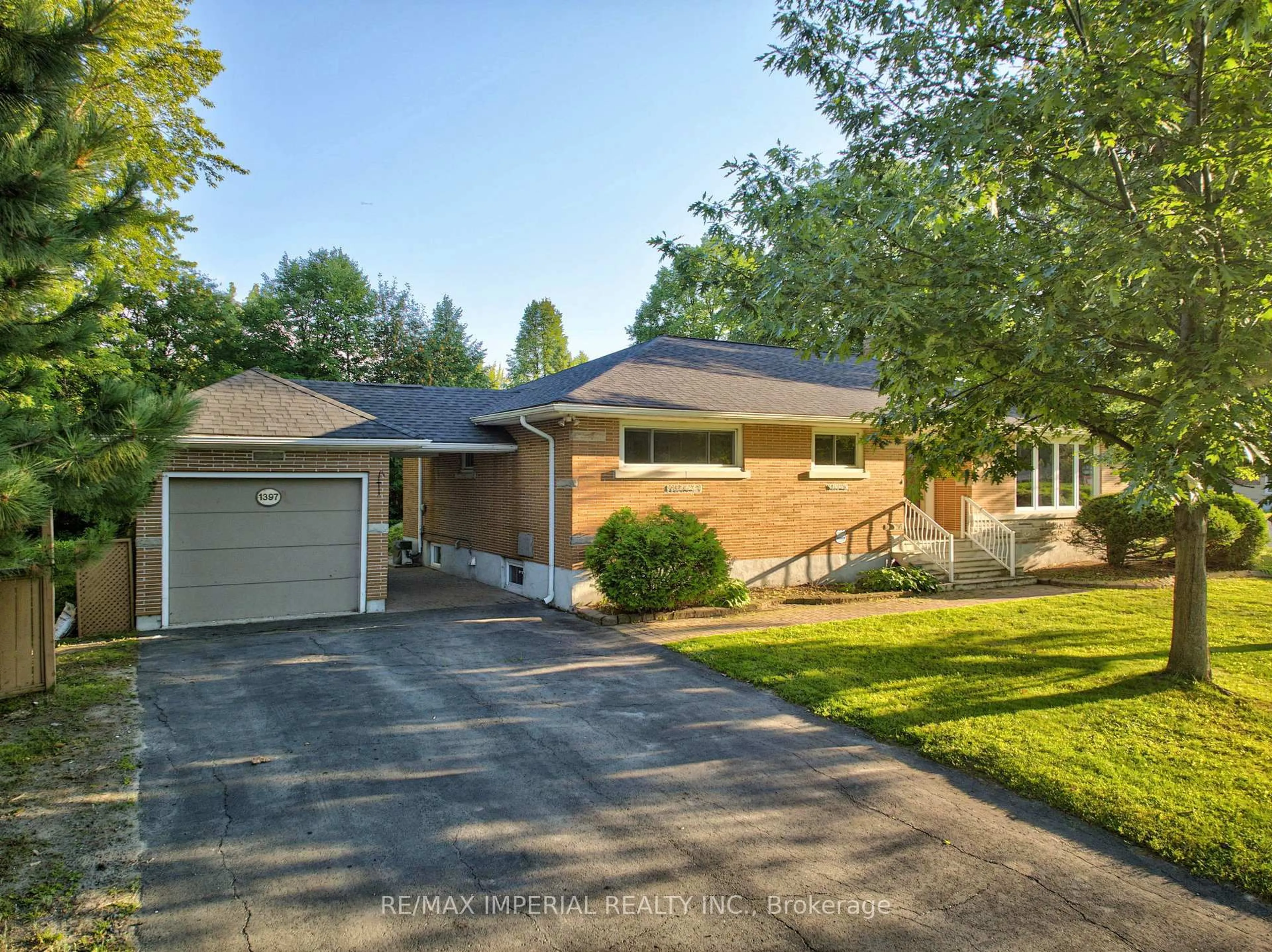 Home with brick exterior material, street for 1397 Hawthorne Dr, Greater Sudbury Ontario P3A 1L3