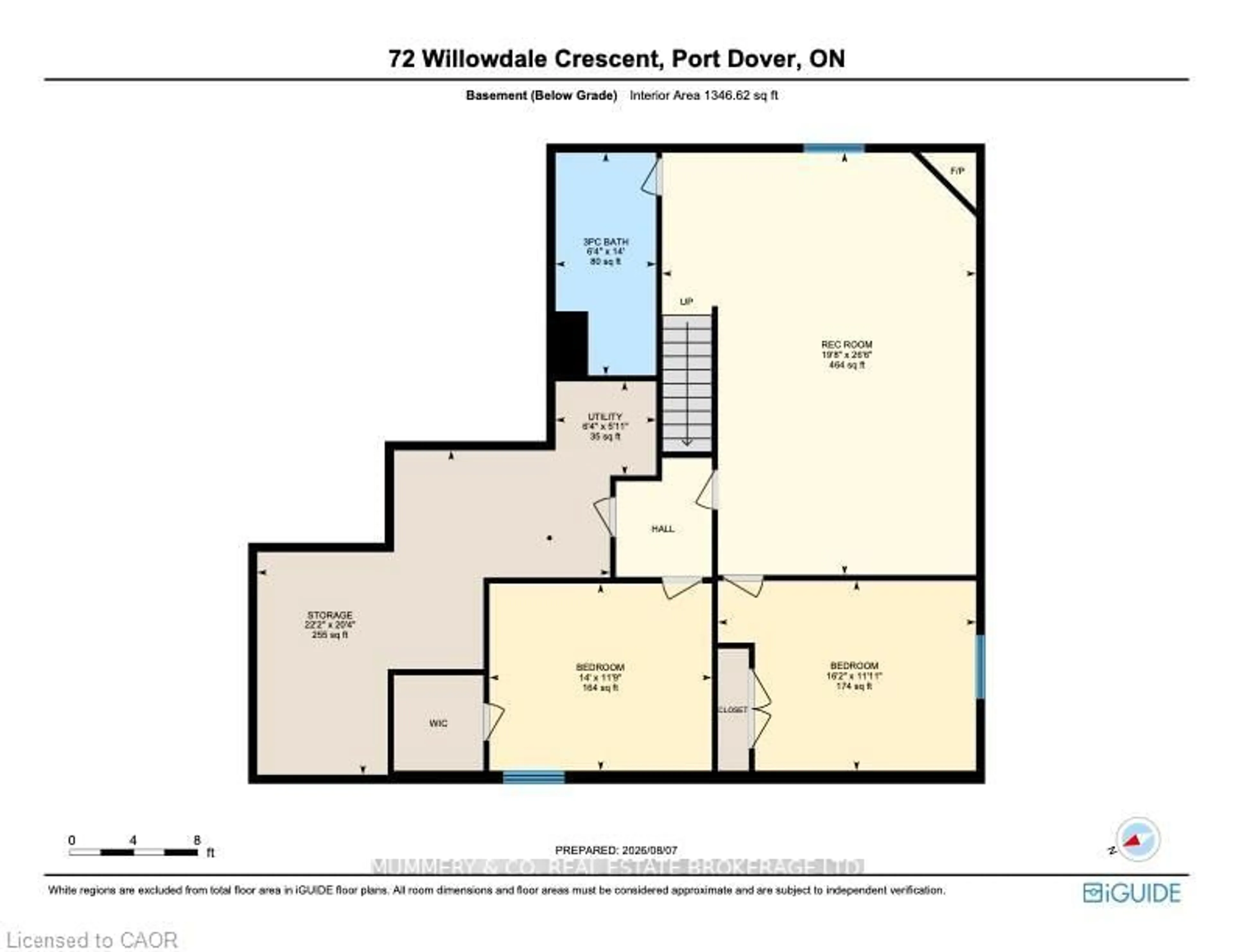 Floor plan for 72 Willowdale Cres, Norfolk Ontario N0A 1N5