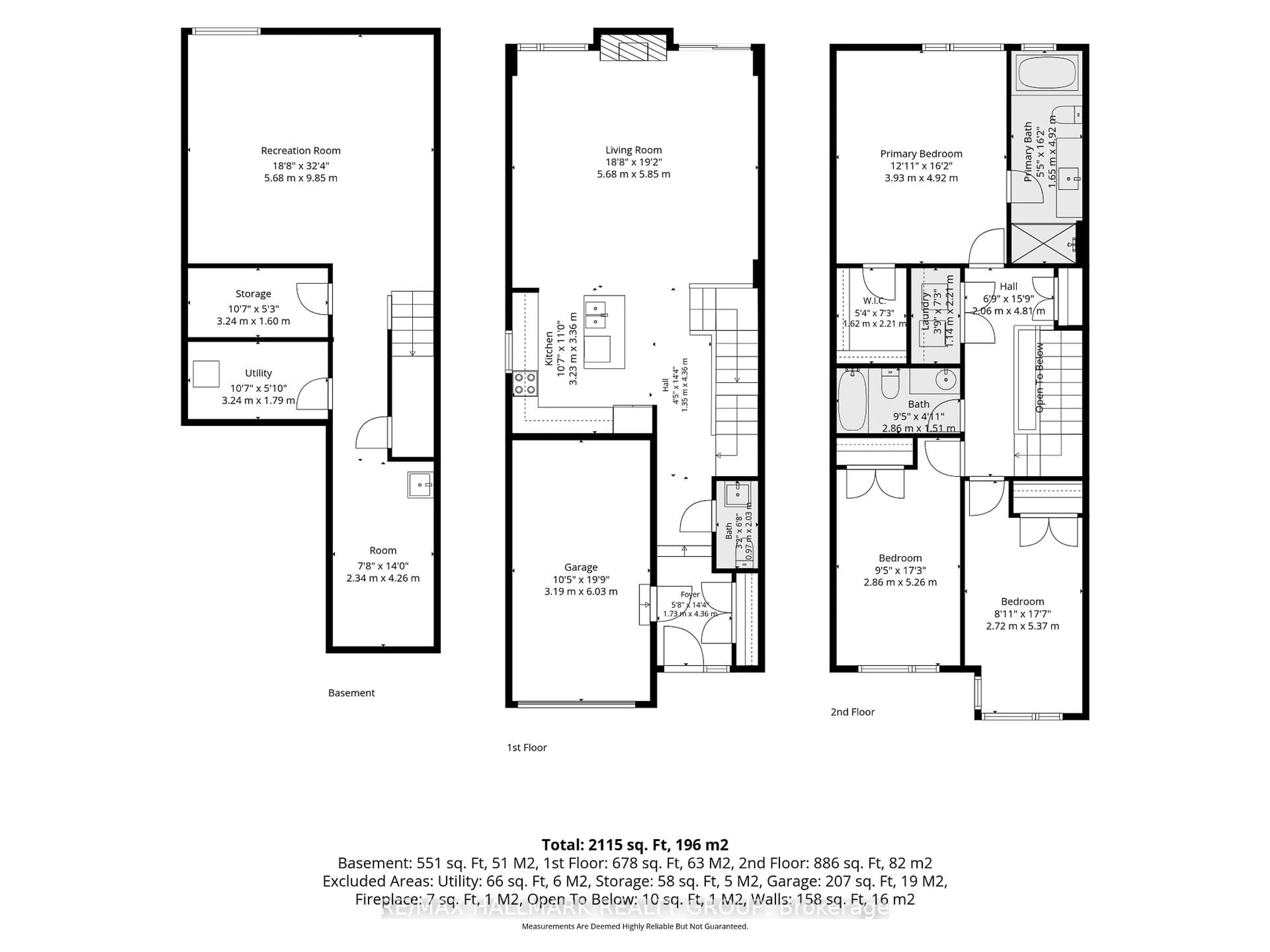 Floor plan for 870 Moses Tennisco St, Ottawa Ontario K1K 5A2