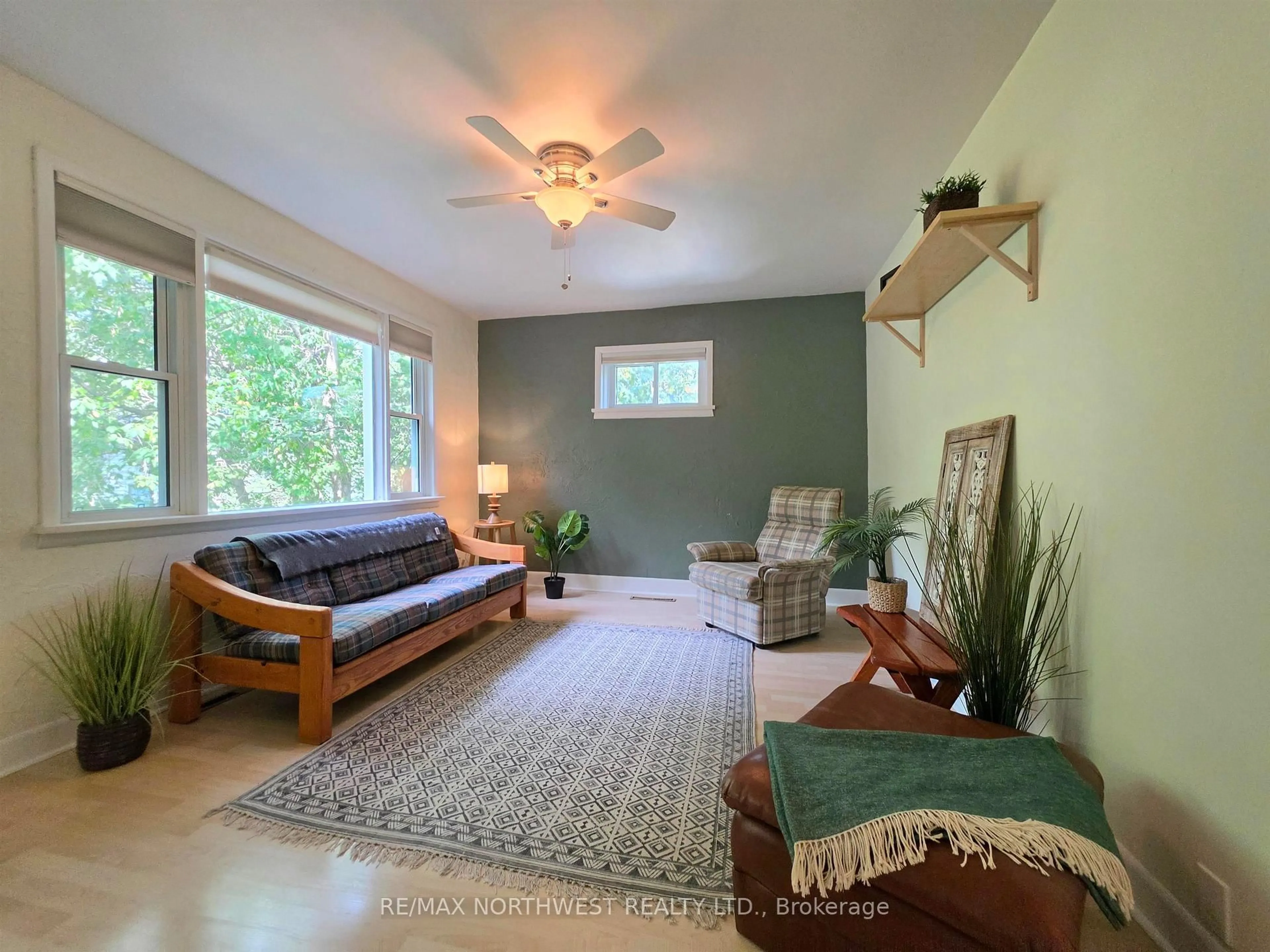 Living room with furniture, unknown for 607 First Street South, Kenora Ontario P9N 1E1