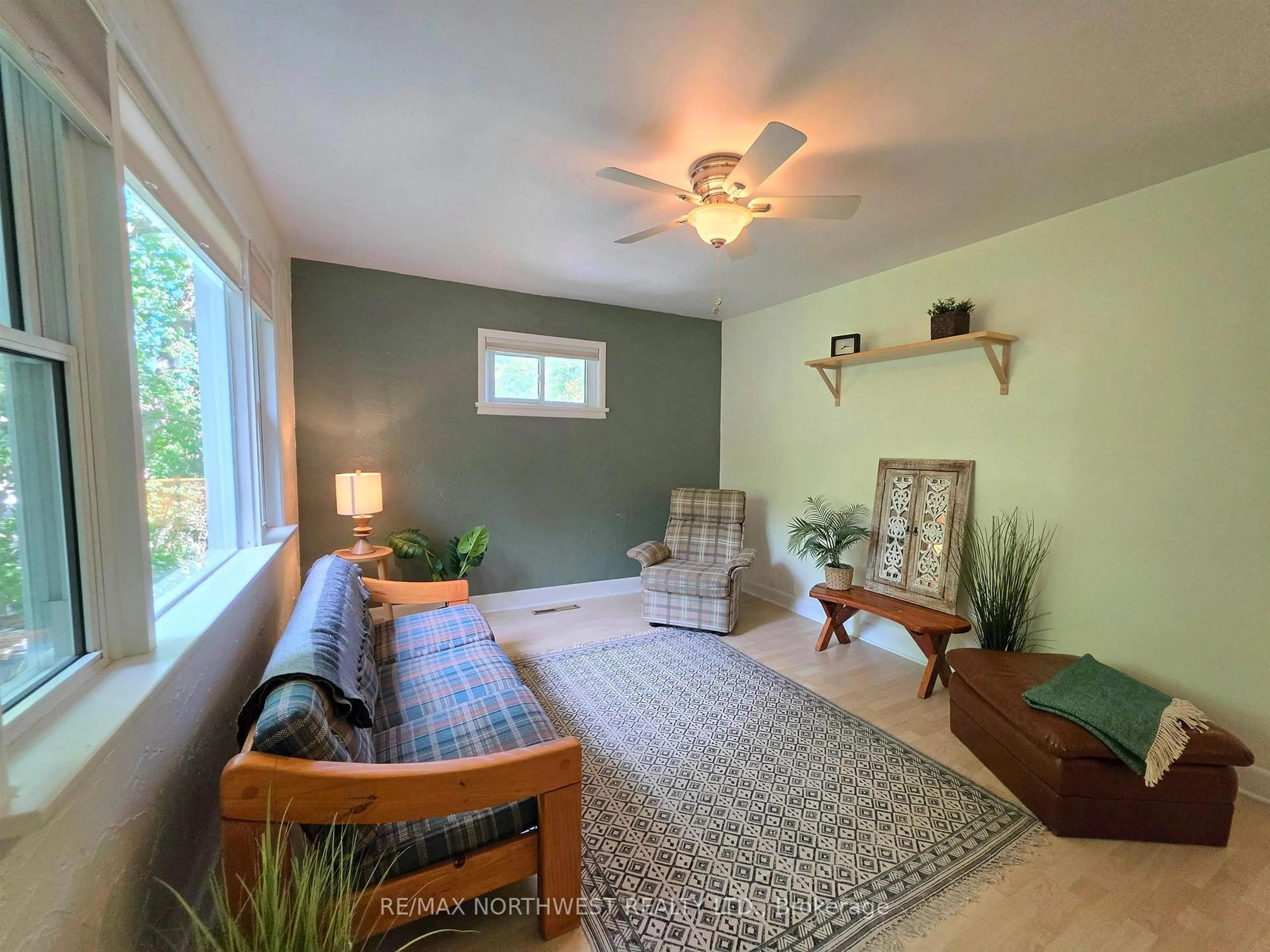 Living room with furniture, unknown for 607 First Street South, Kenora Ontario P9N 1E1