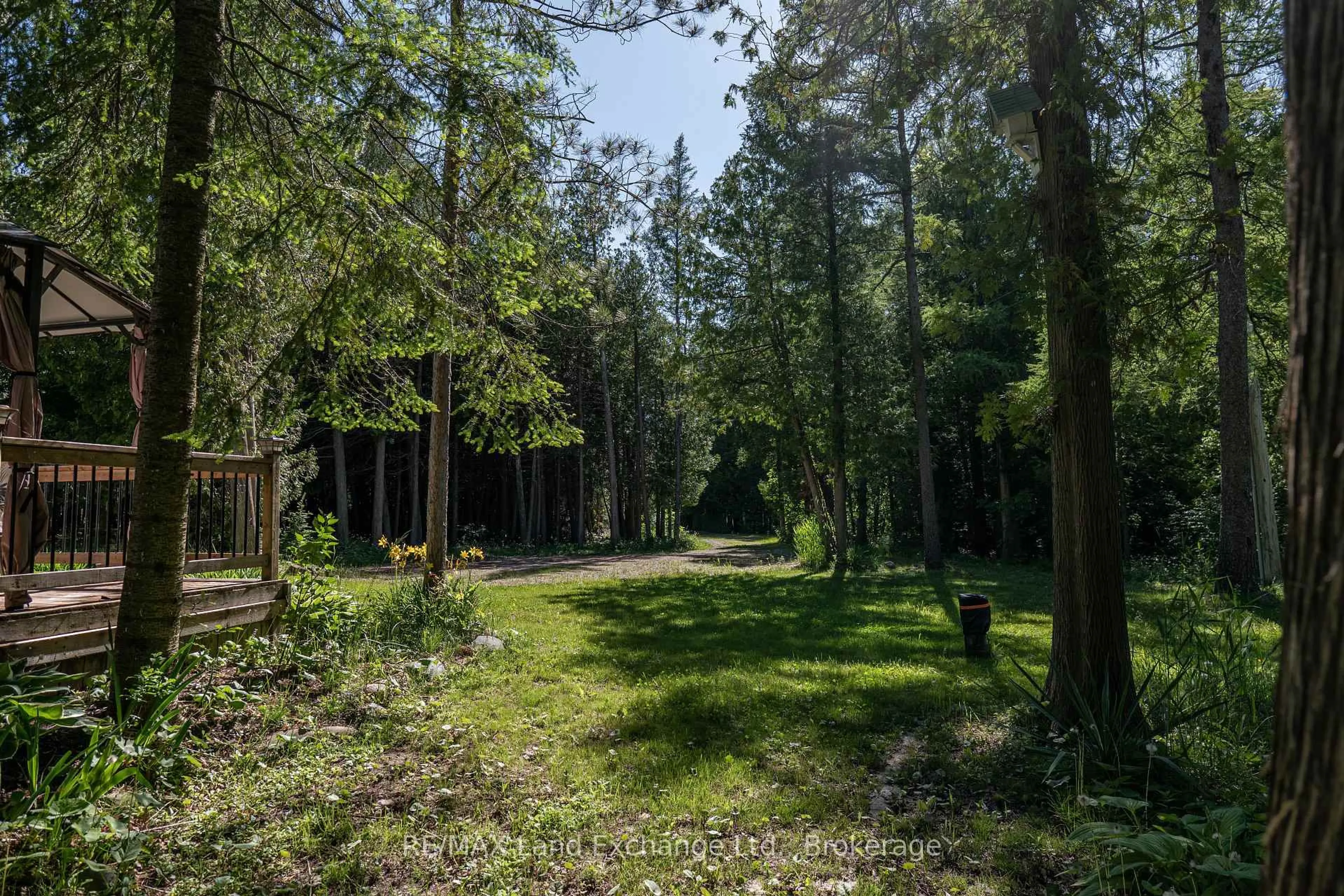 Patio, forest/trees view for 18 Hicks Lane, Kincardine Ontario N0G 2T0