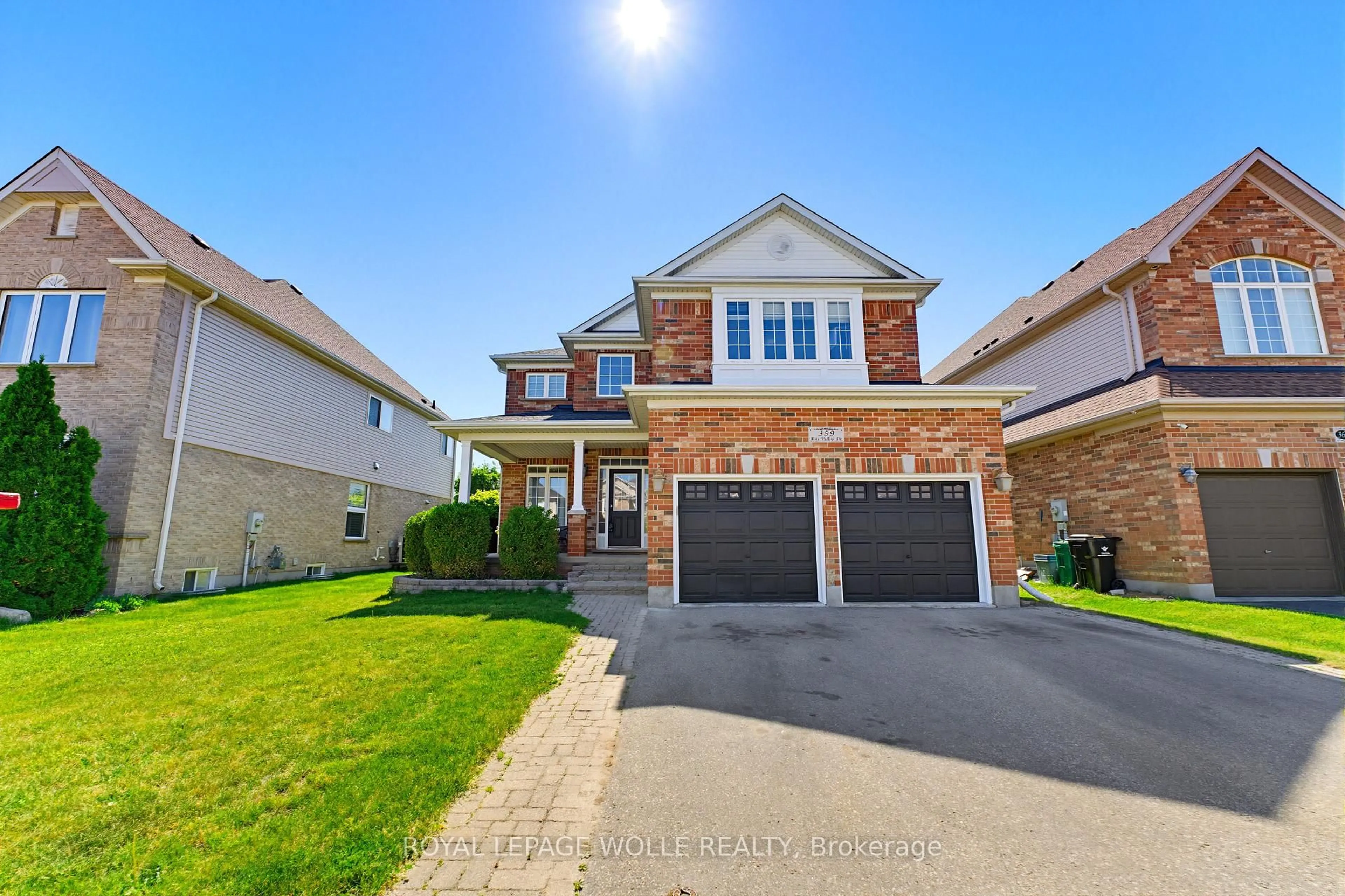 Home with brick exterior material, street for 359 Pine Valley Dr, Kitchener Ontario N2P 2V4