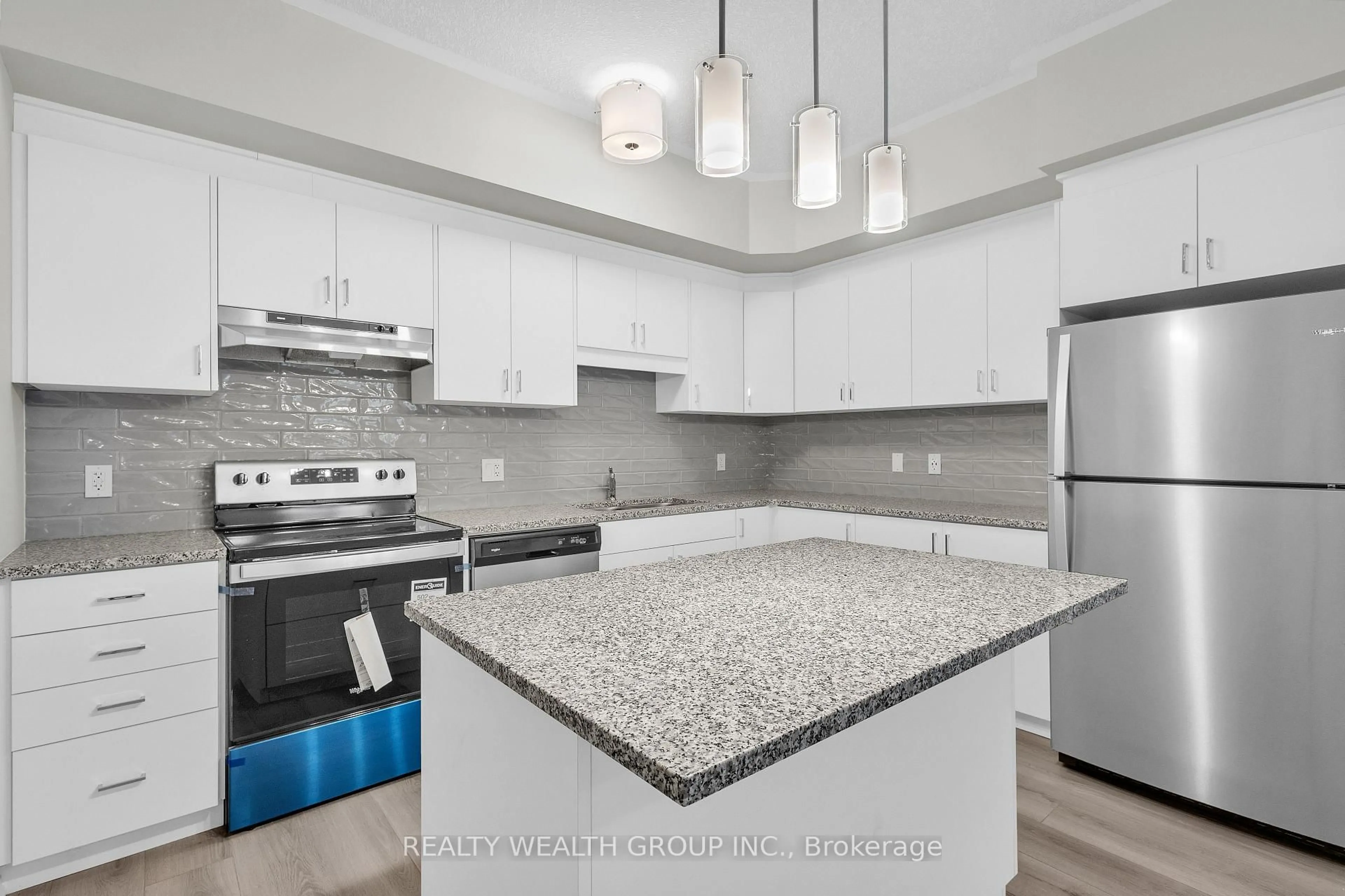 Open concept kitchen, ceramic/tile floor for 25 ISHERWOOD Ave #69, Cambridge Ontario N1R 0E2