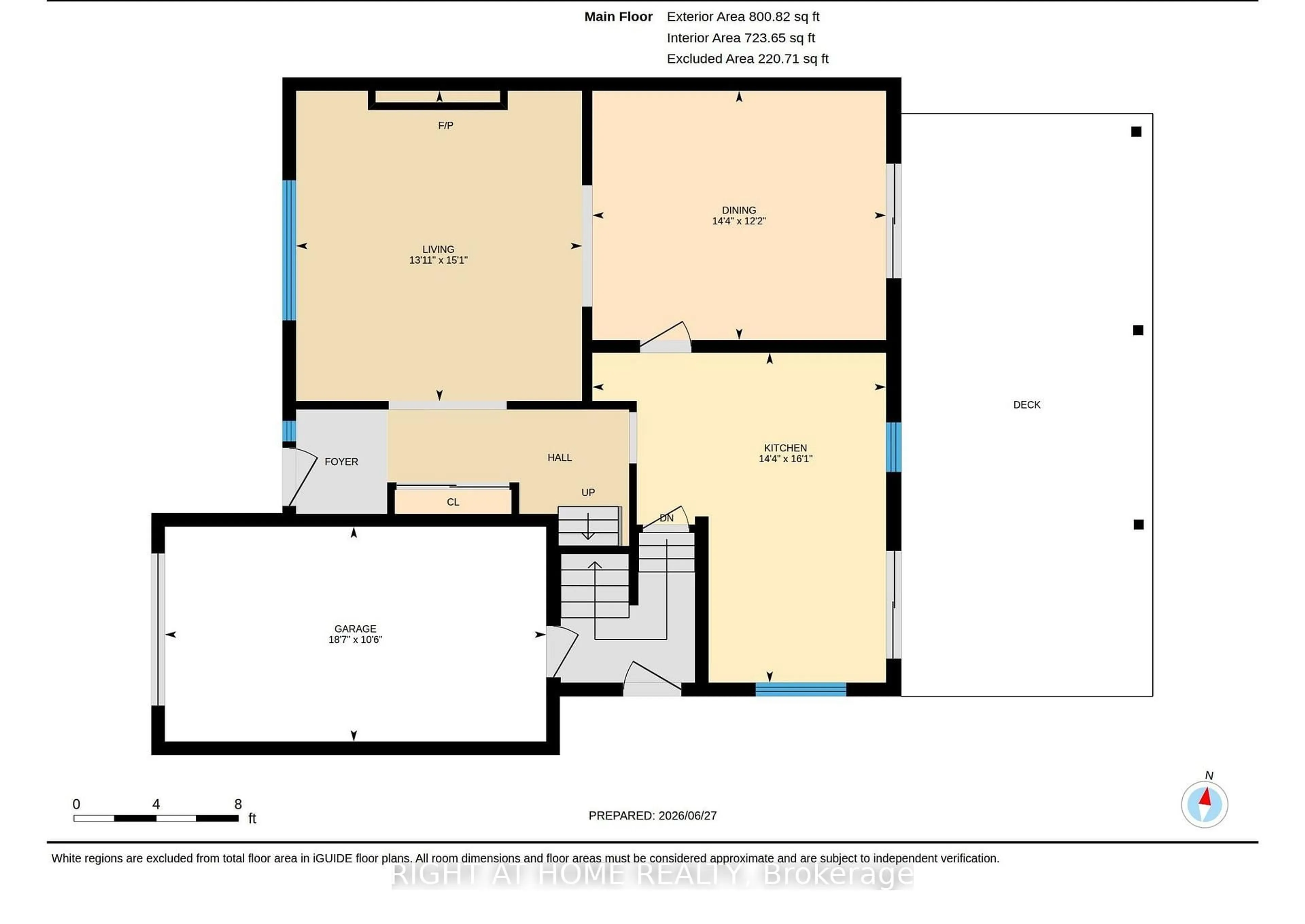 Floor plan for 333 Main St, Ottawa Ontario K1S 1C8