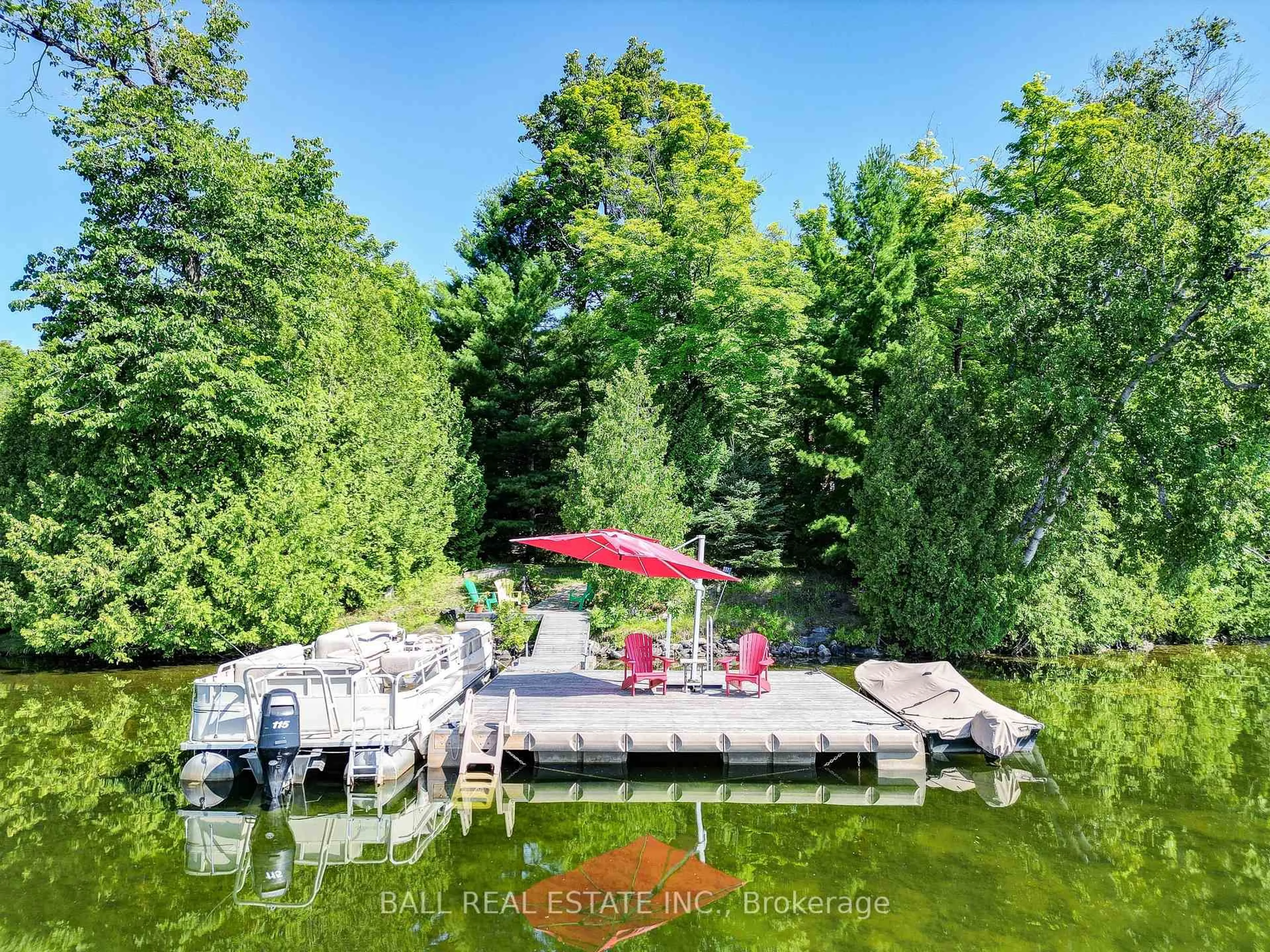 A pic from outside/outdoor area/front of a property/back of a property/a pic from drone, water/lake/river/ocean view for 351 Limerick Lake Shore, Hastings Ontario K0L 1W0