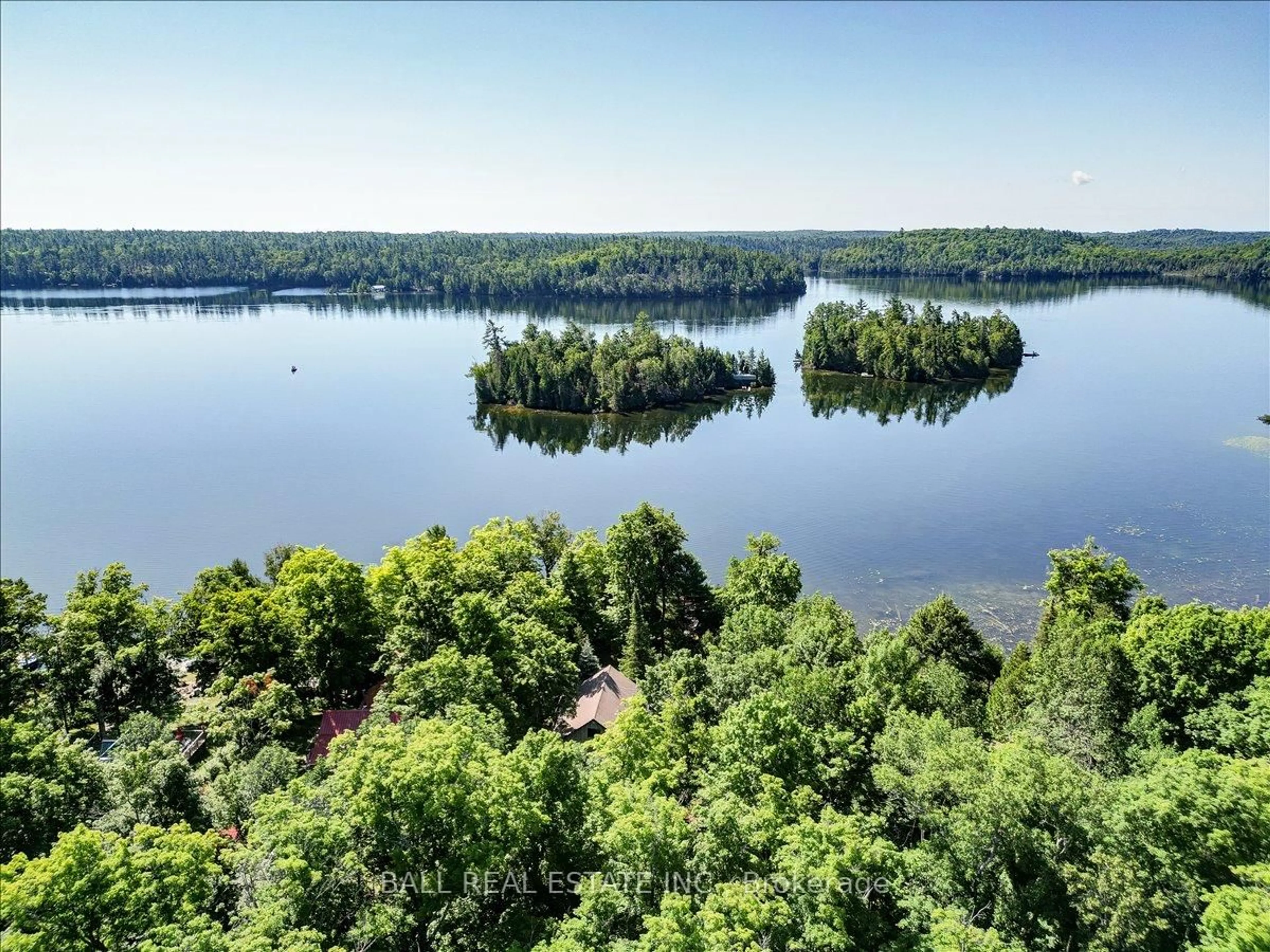 A pic from outside/outdoor area/front of a property/back of a property/a pic from drone, water/lake/river/ocean view for 351 Limerick Lake Shore, Hastings Ontario K0L 1W0