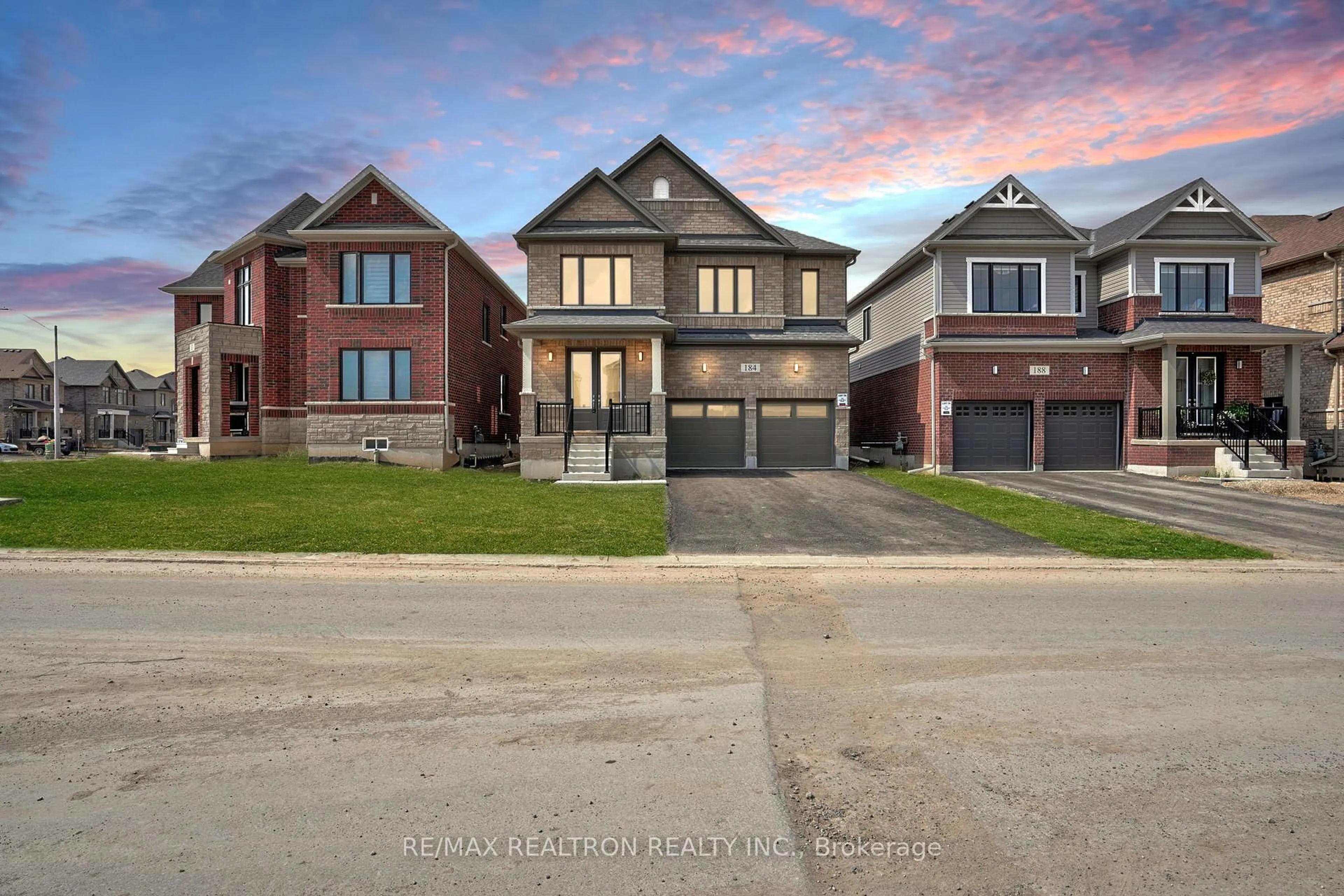 Home with brick exterior material, street for 184 Leslie Davis St, North Dumfries Ontario N0B 1E0