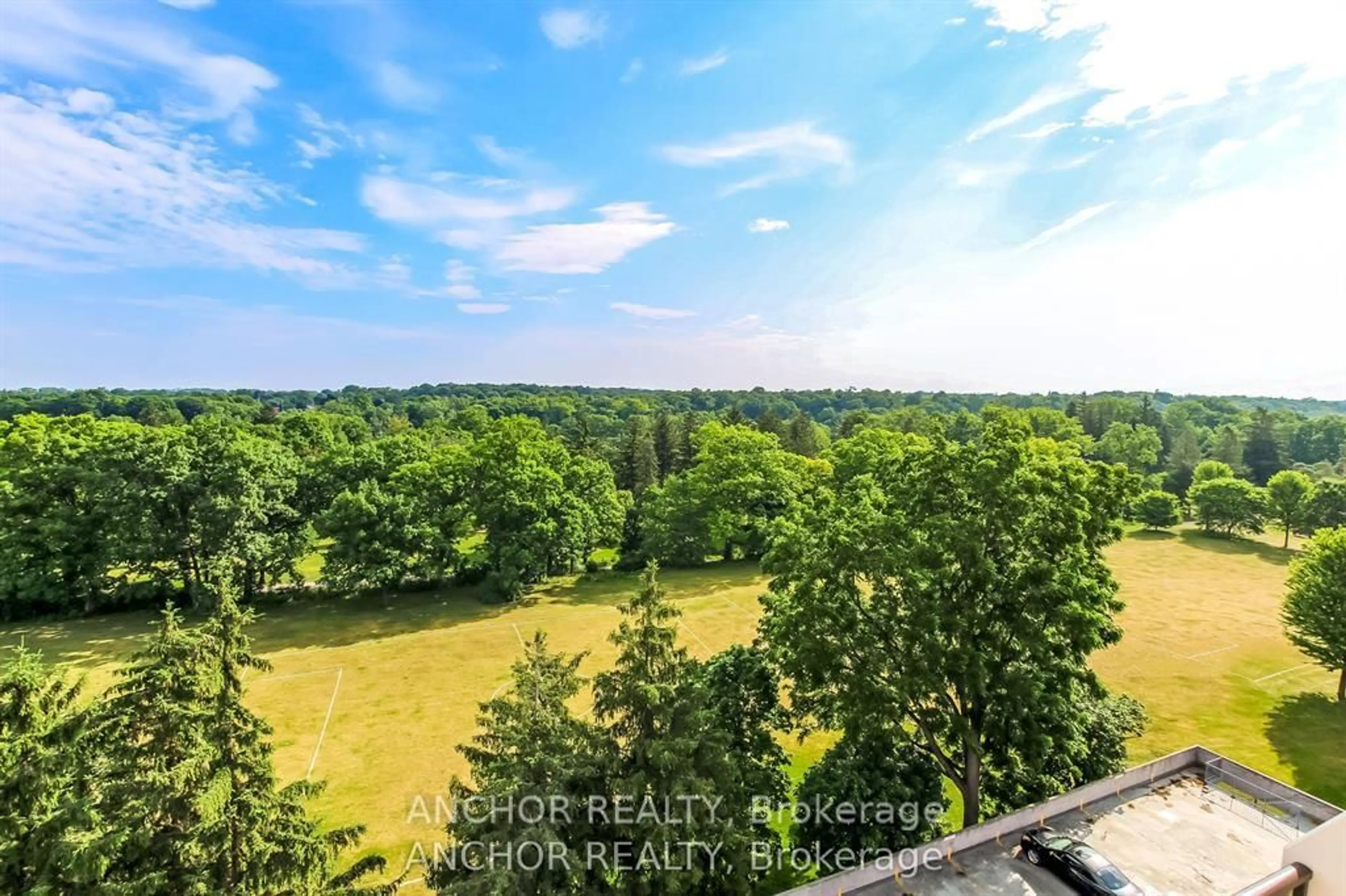 A pic from outside/outdoor area/front of a property/back of a property/a pic from drone, forest/trees view for 1255 Commissioners Rd #709, London South Ontario N6K 3N5